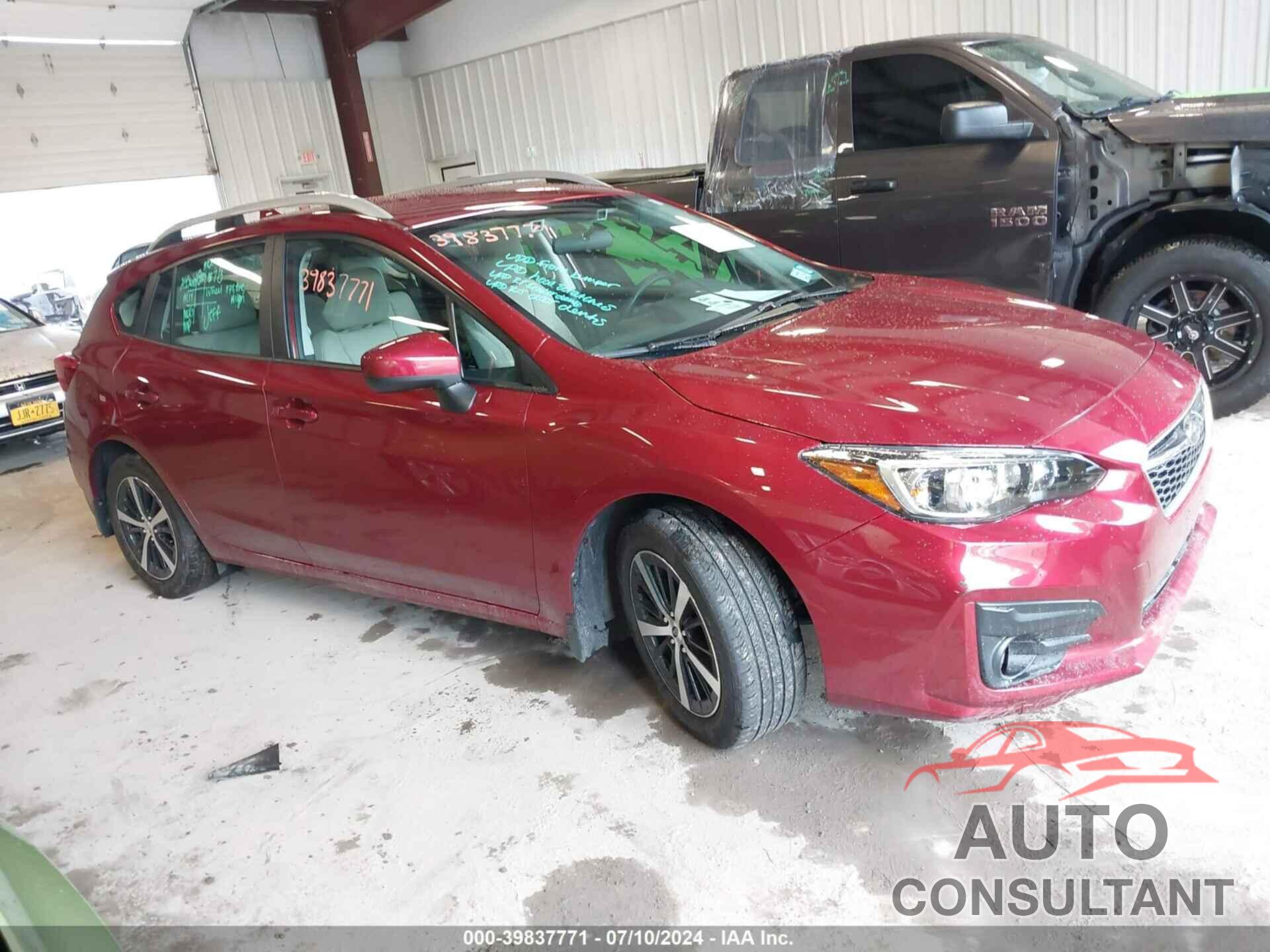 SUBARU IMPREZA 2019 - 4S3GTAD69K3735684