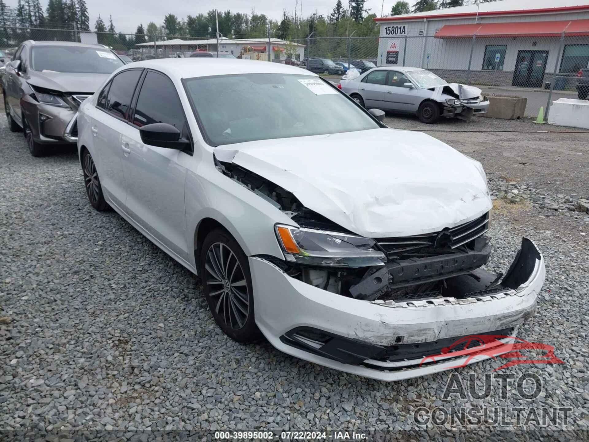 VOLKSWAGEN JETTA 2016 - 3VWD17AJ9GM341657