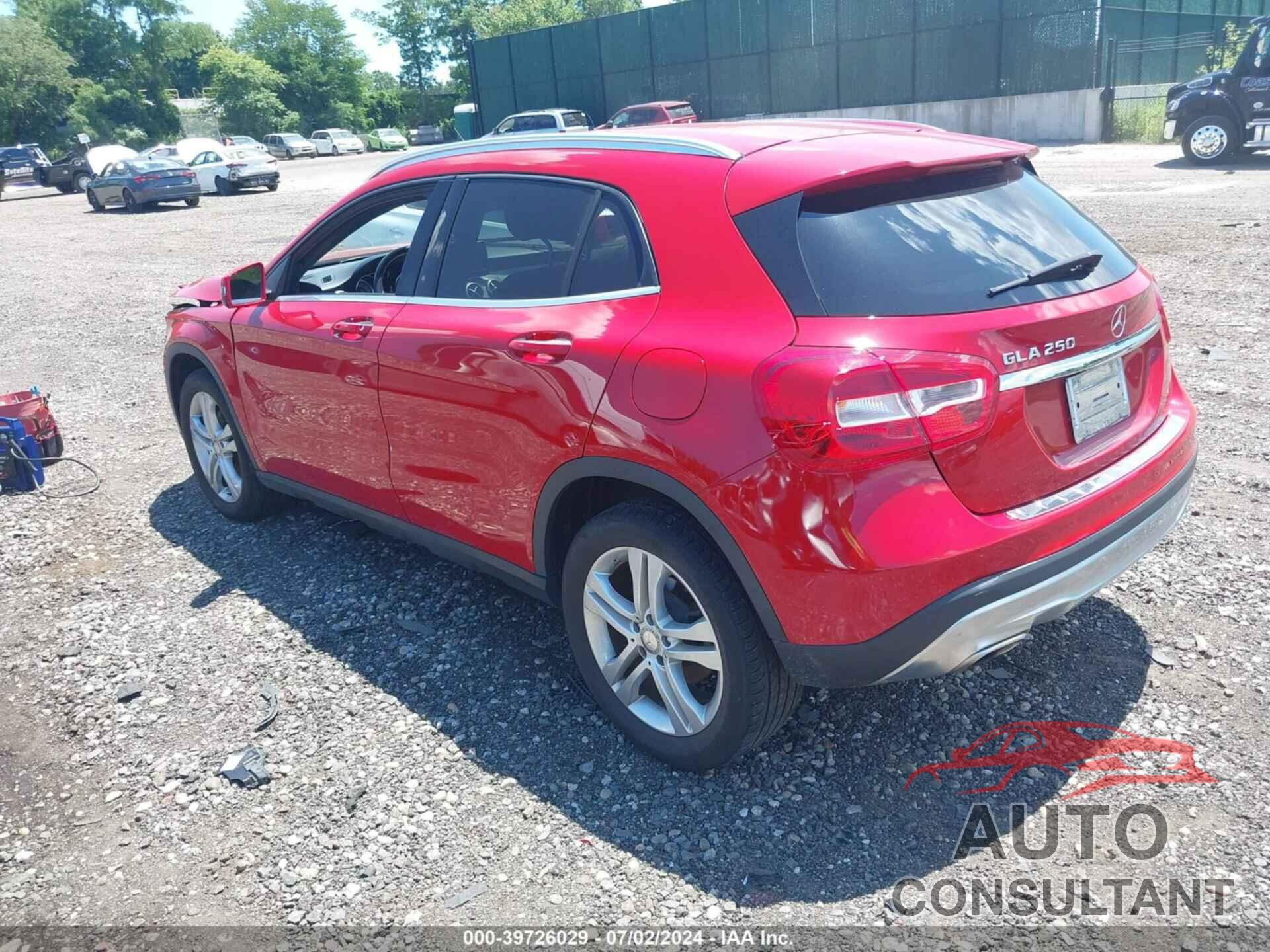 MERCEDES-BENZ GLA 250 2016 - WDCTG4EB6GJ205153