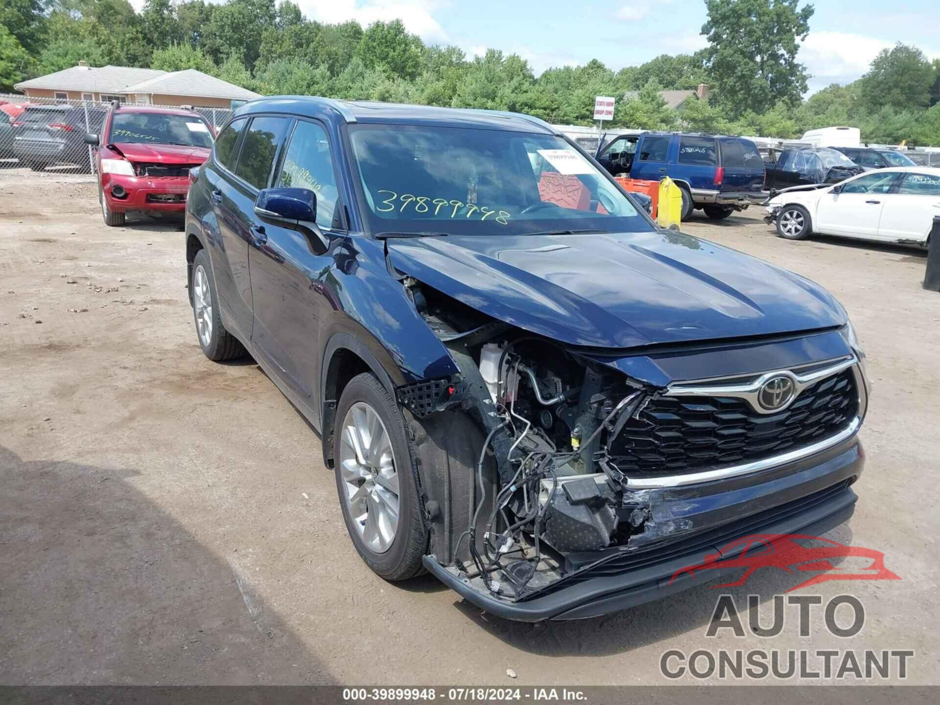 TOYOTA HIGHLANDER 2021 - 5TDDZRBH4MS067847