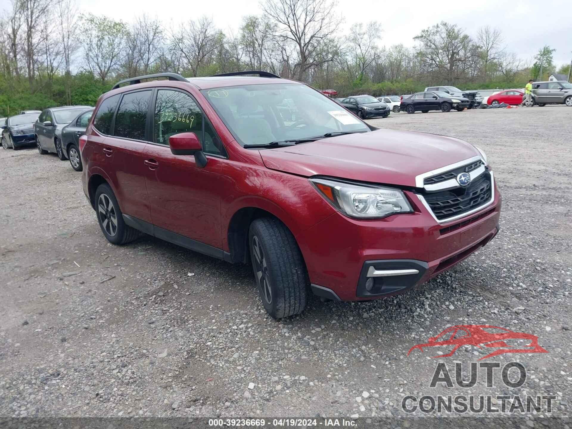 SUBARU FORESTER 2018 - JF2SJAGC5JH461761