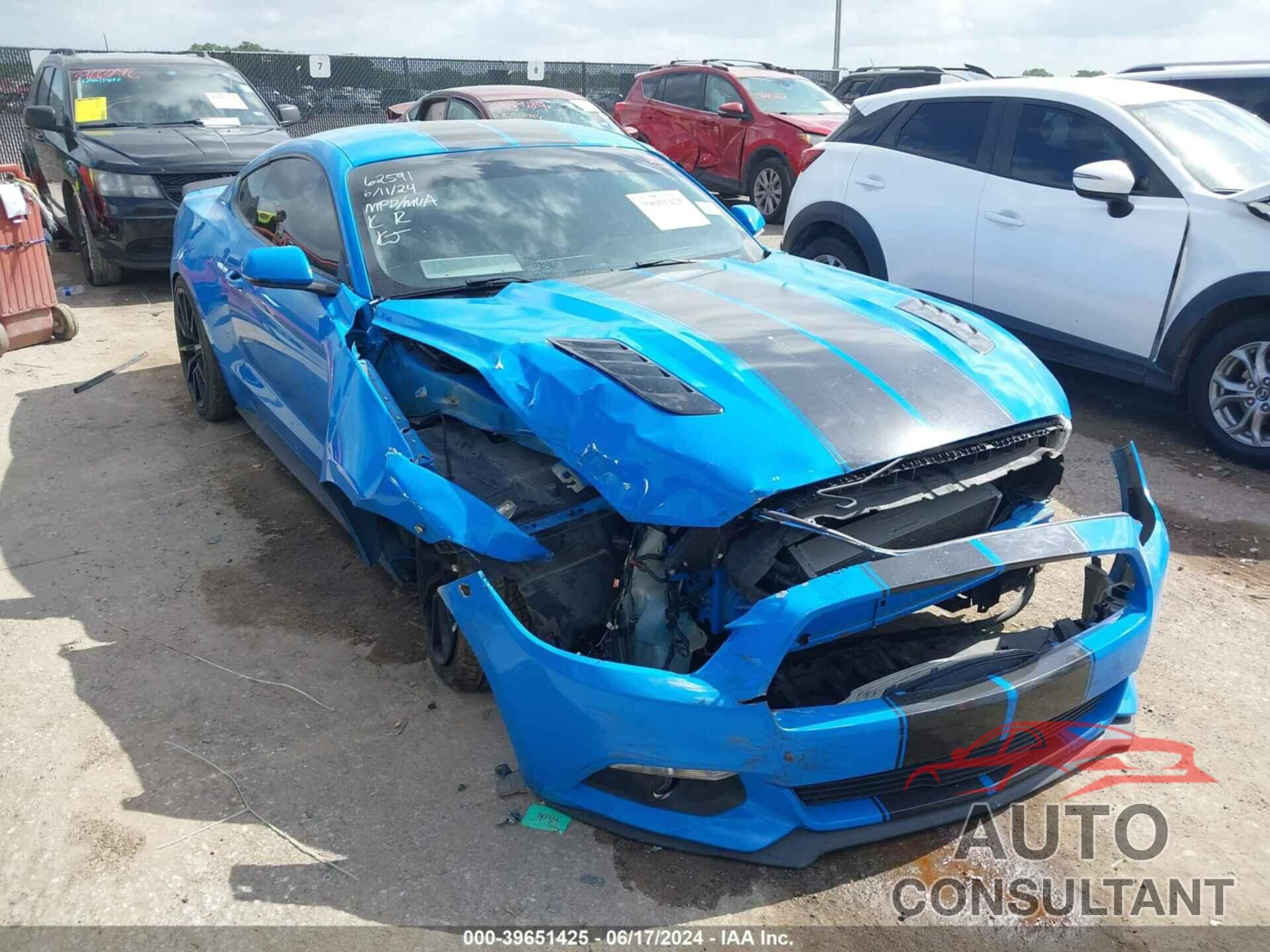 FORD MUSTANG 2017 - 1FA6P8CF6H5203077