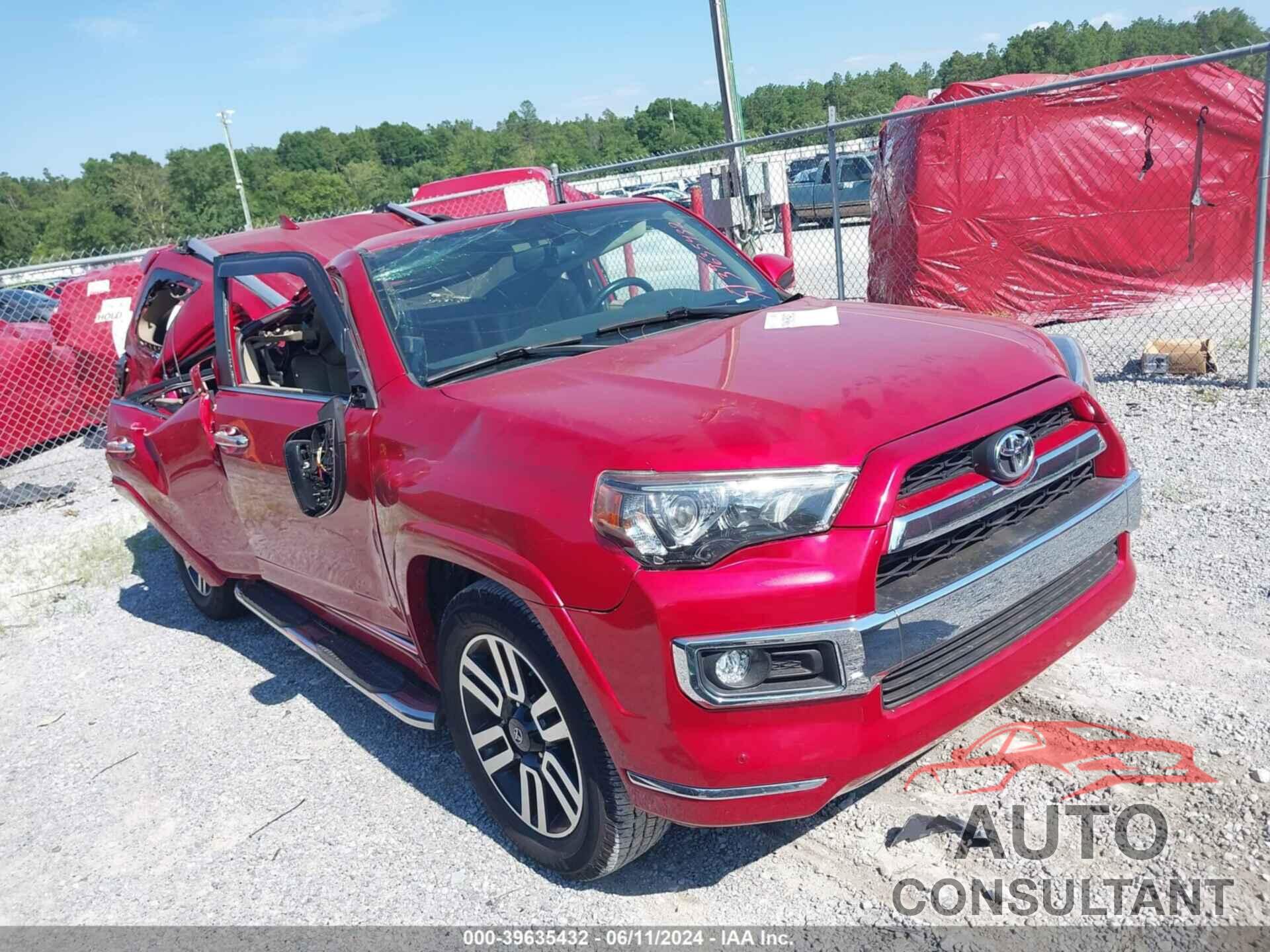 TOYOTA 4RUNNER 2016 - JTEZU5JR9G5136917