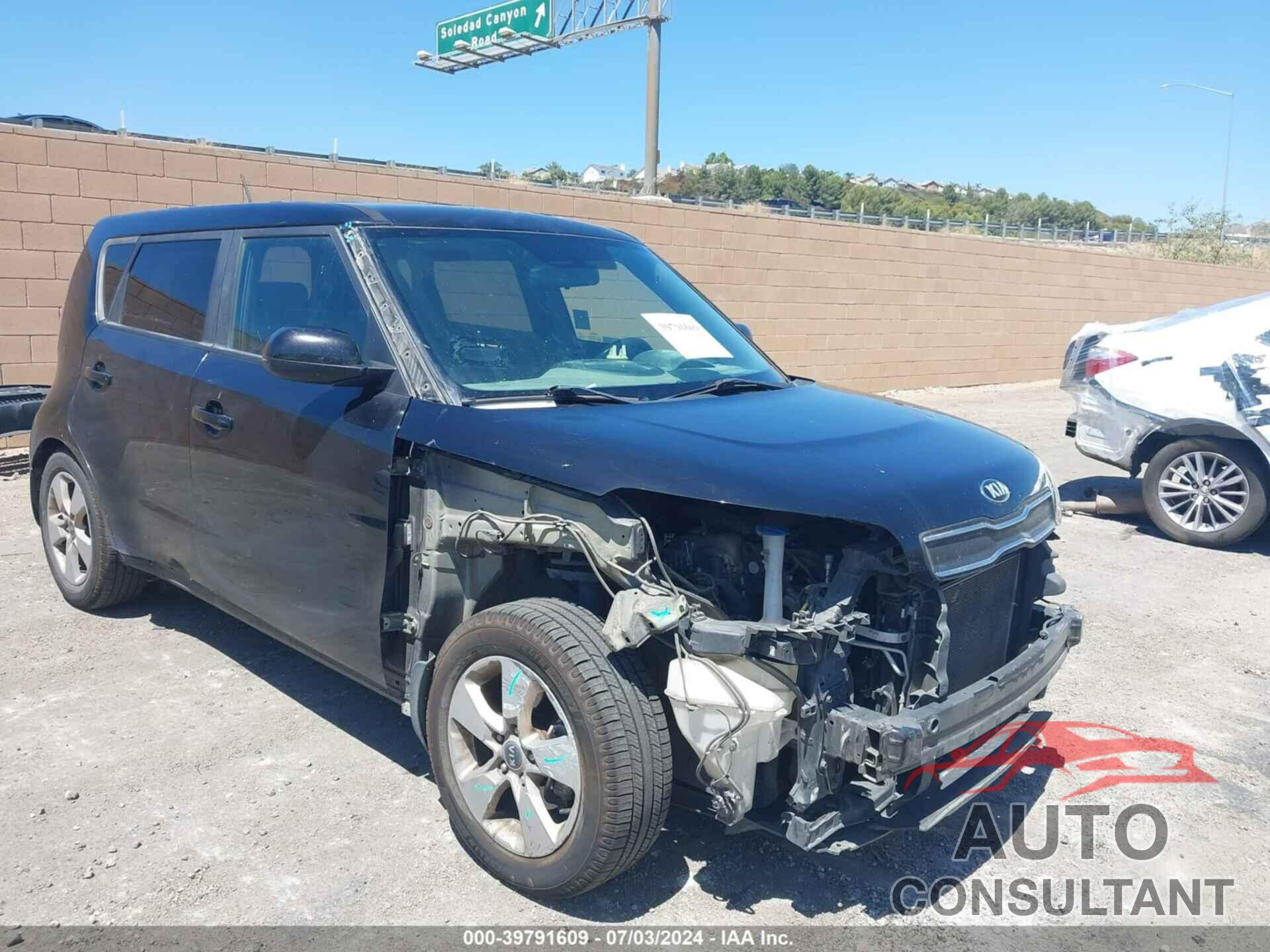 KIA SOUL 2019 - KNDJN2A26K7692440