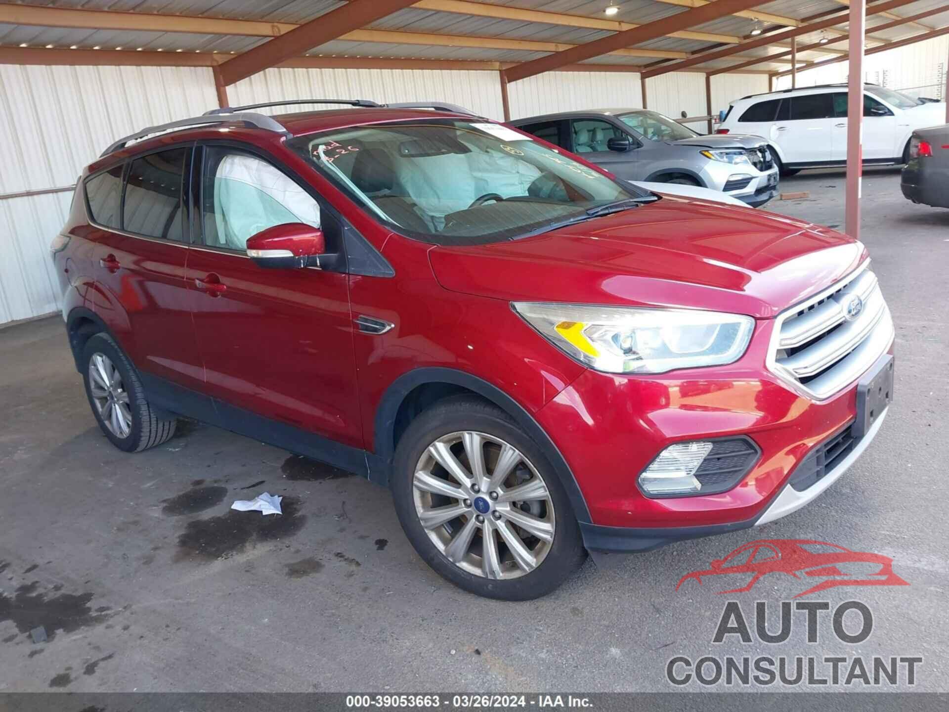 FORD ESCAPE 2017 - 1FMCU9J92HUB44989