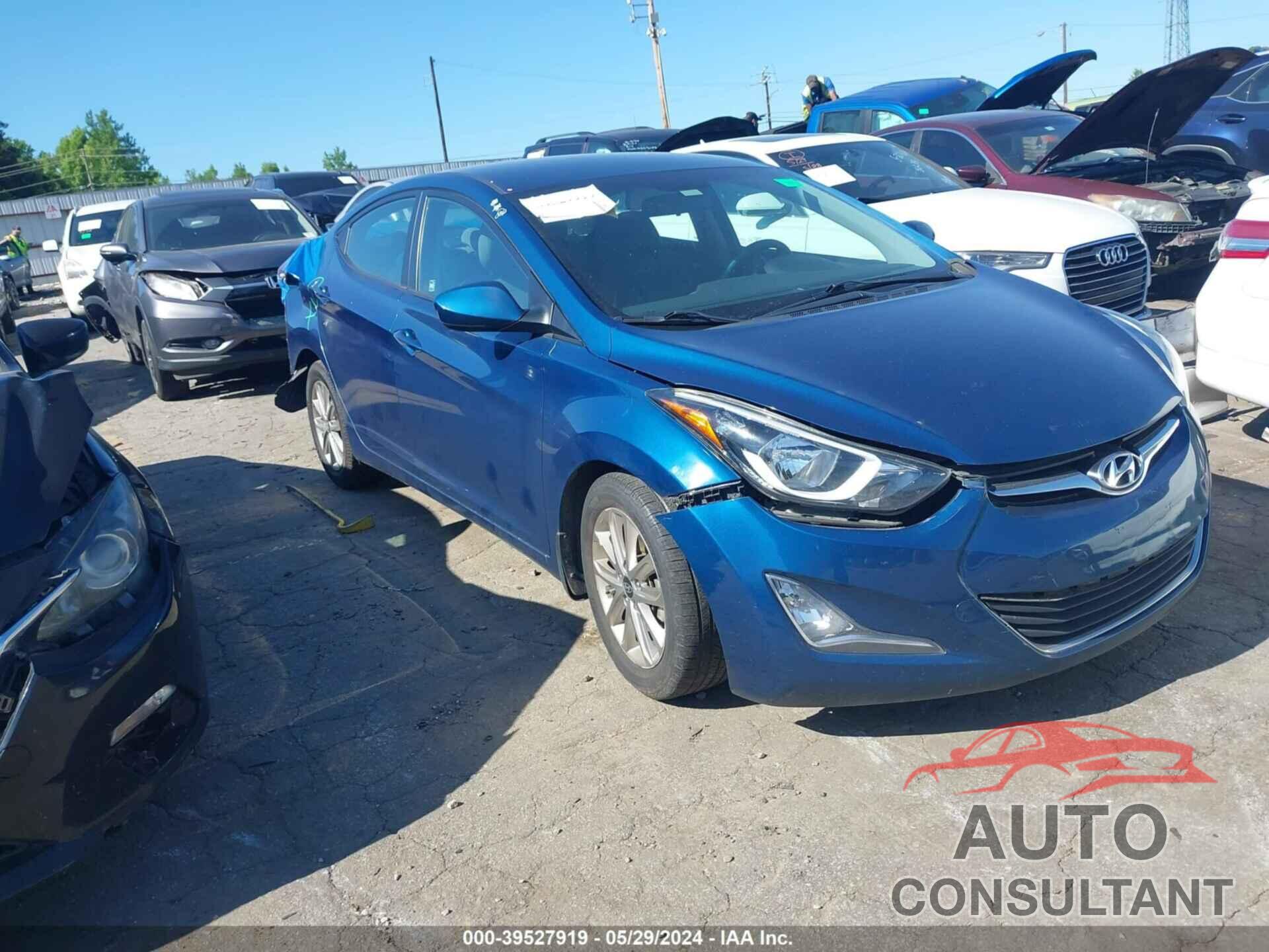 HYUNDAI ELANTRA 2016 - KMHDH4AE5GU601026