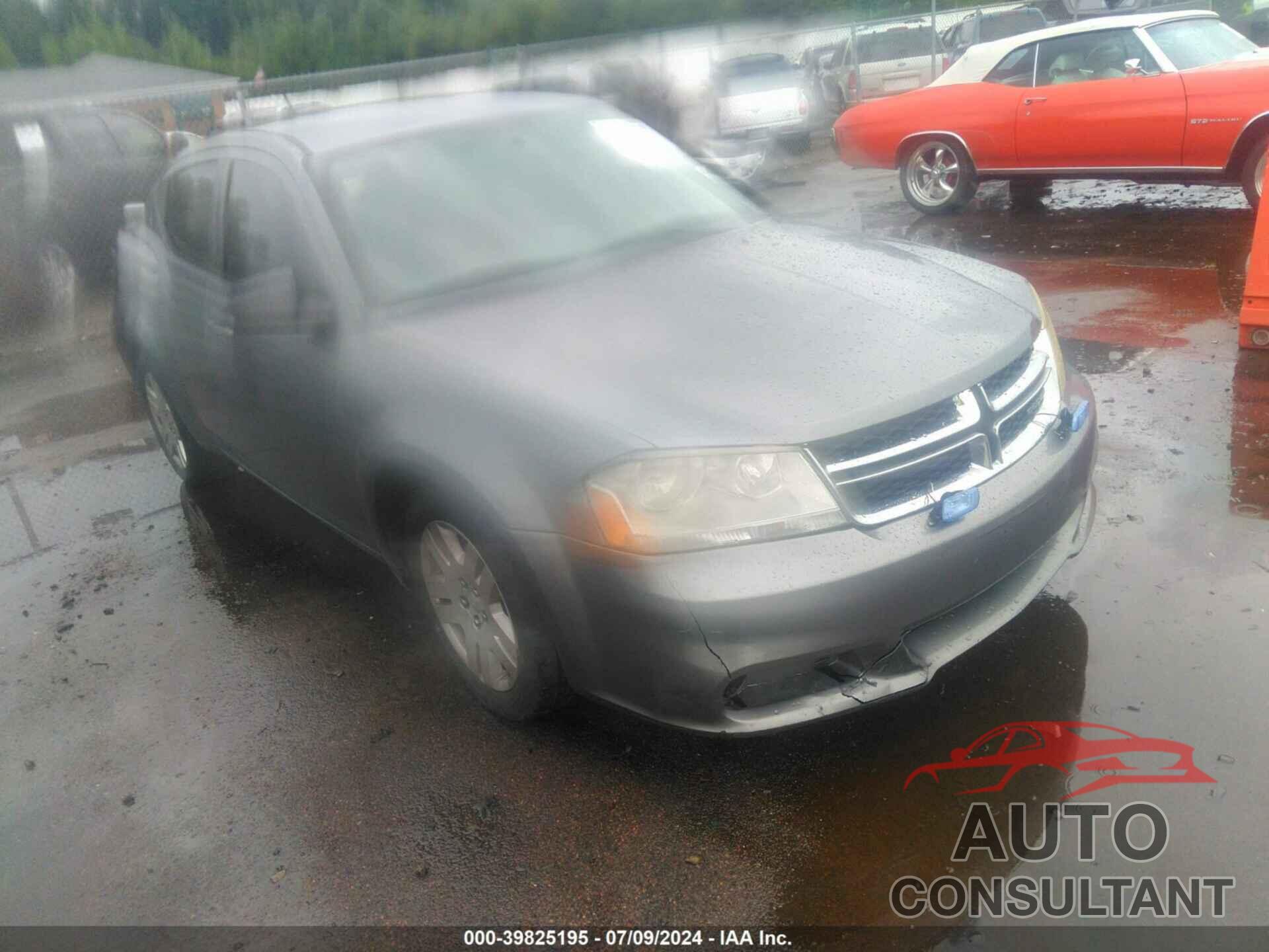 DODGE AVENGER 2012 - 1C3CDZAB5CN110219