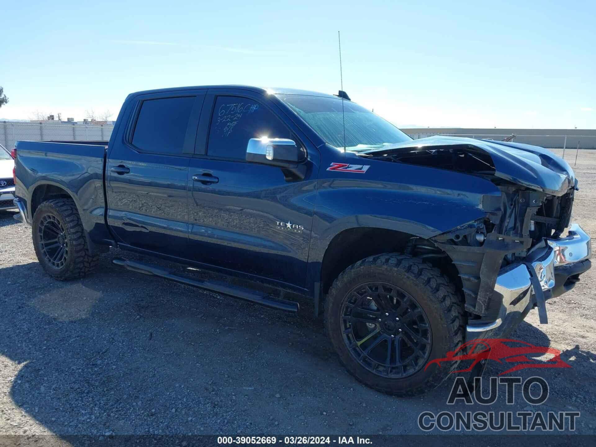 CHEVROLET SILVERADO 1500 2021 - 3GCUYDEDXMG255088