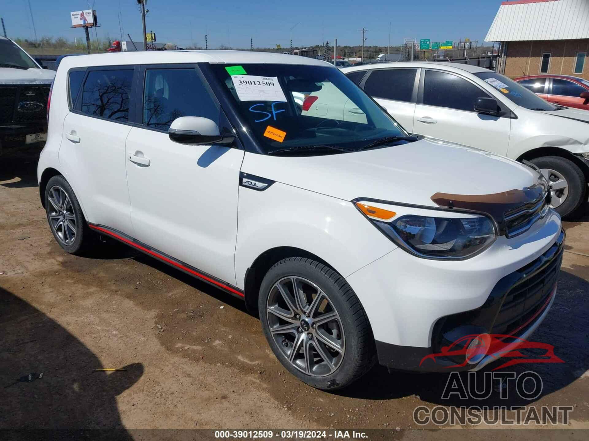 KIA SOUL 2019 - KNDJX3AA6K7643228