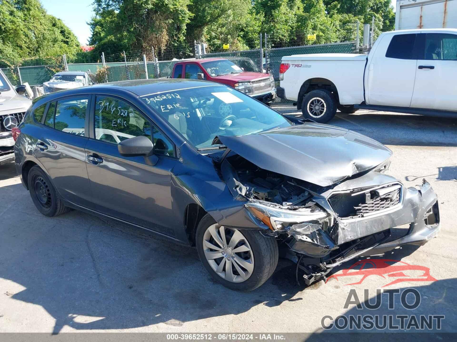 SUBARU IMPREZA 2018 - 4S3GTAA67J3740482