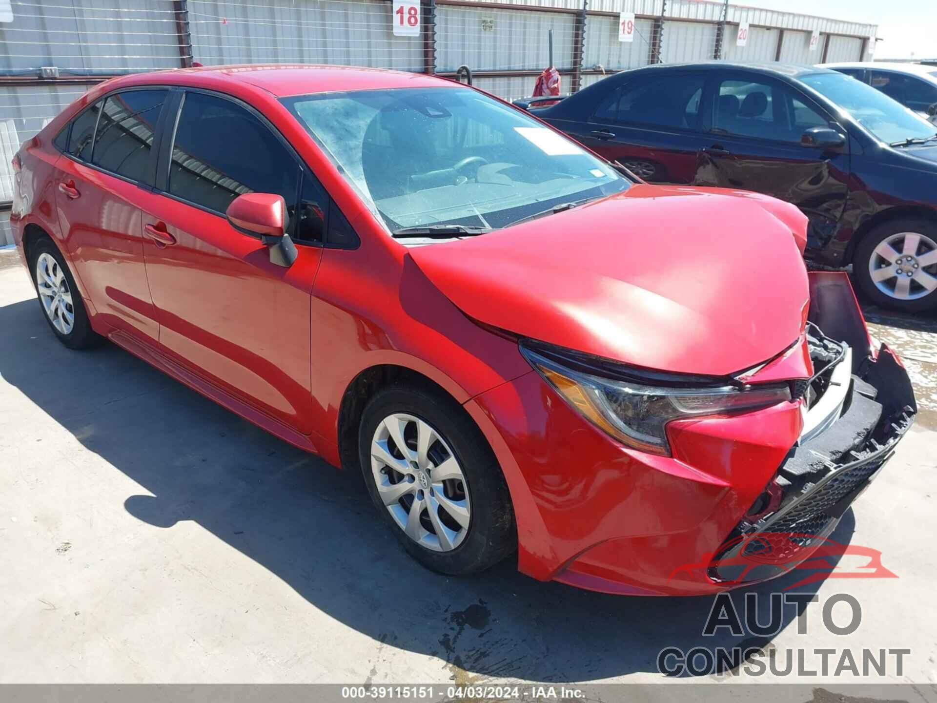 TOYOTA COROLLA 2020 - 5YFEPRAE9LP067657