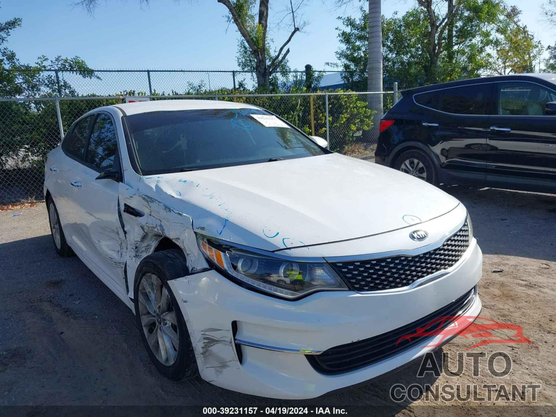 KIA OPTIMA 2016 - 5XXGU4L3XGG064765