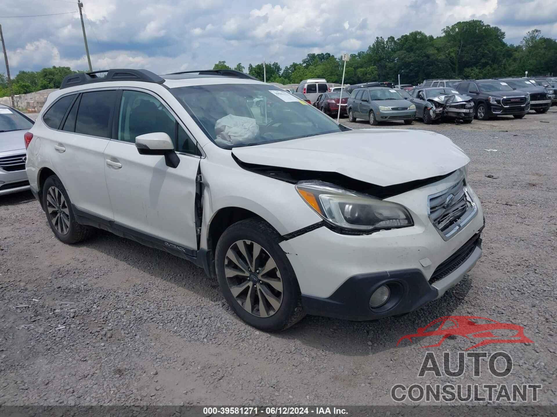 SUBARU OUTBACK 2016 - 4S4BSBNC6G3277726