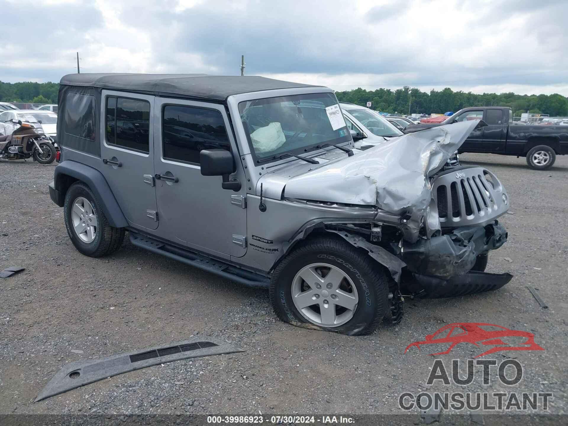 JEEP WRANGLER JK UNLIMITED 2018 - 1C4BJWDG4JL863254