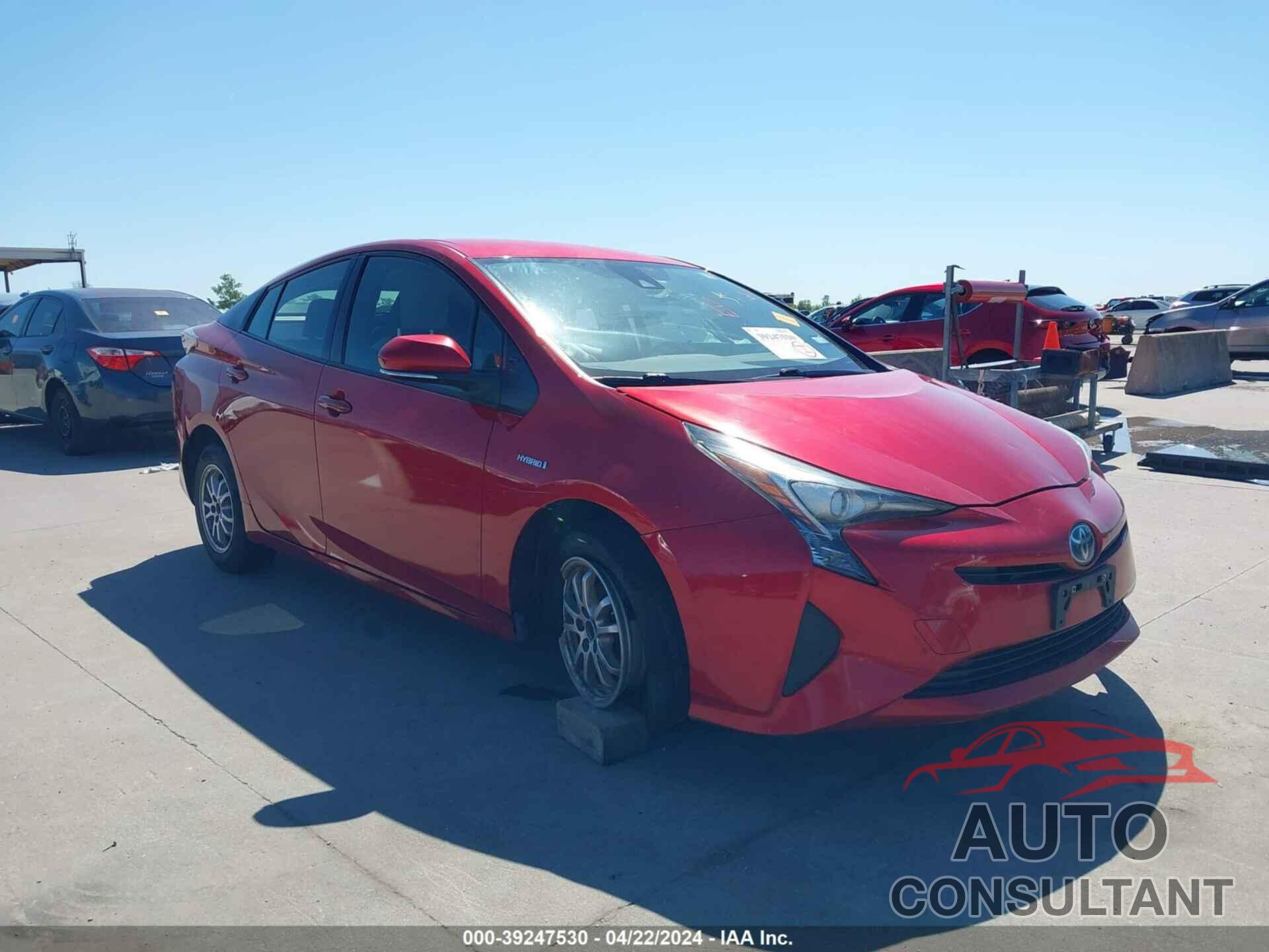 TOYOTA PRIUS 2017 - JTDKBRFU9H3550373