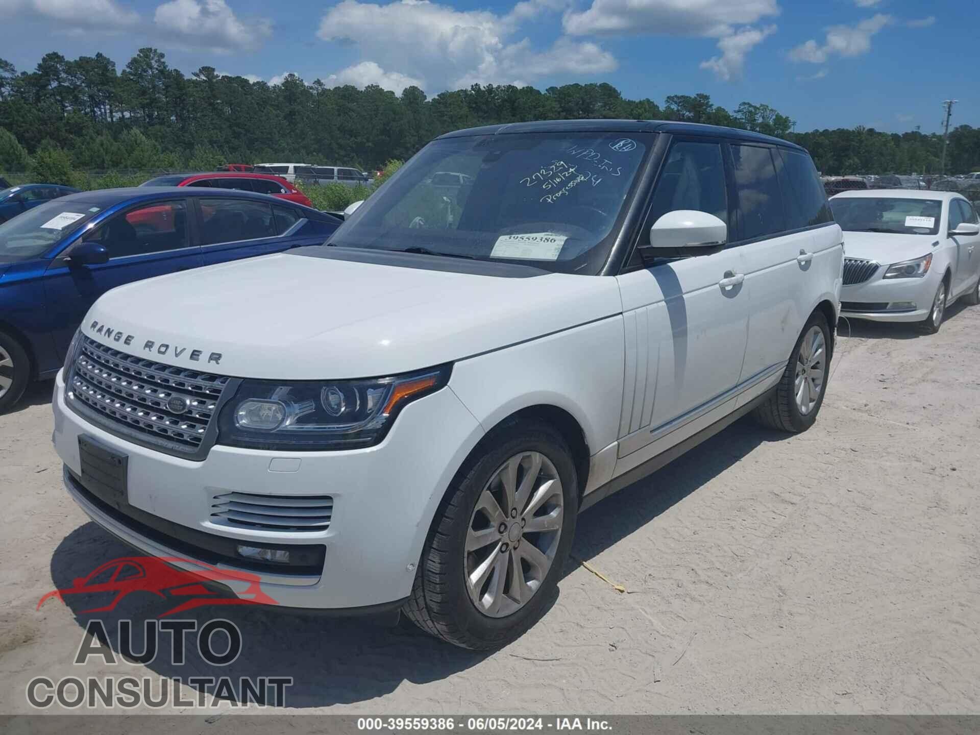 LAND ROVER RANGE ROVER 2016 - SALGS2KF8GA255577