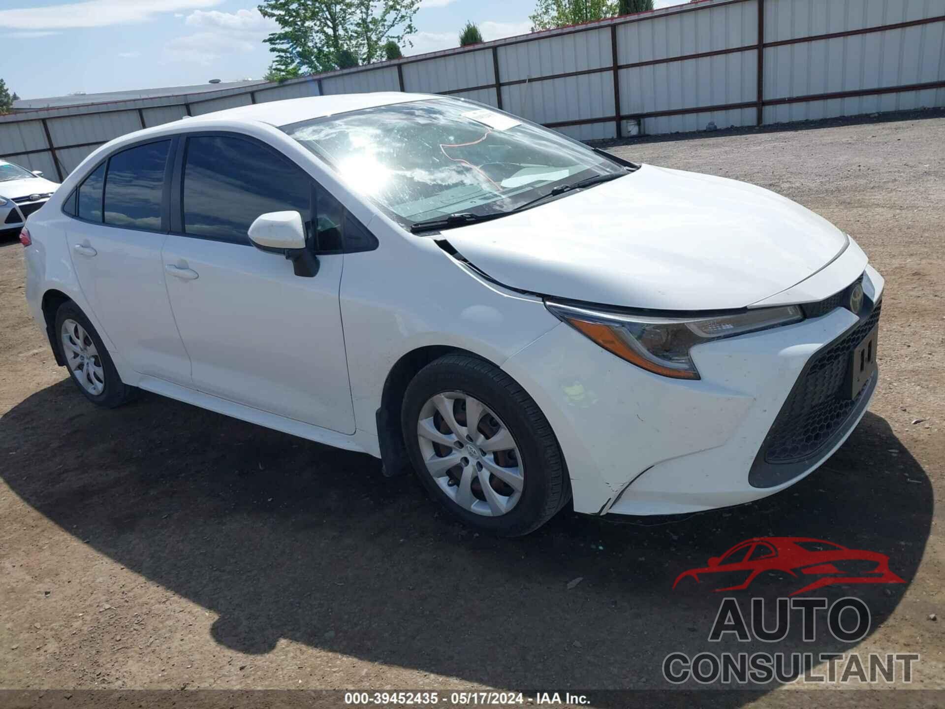 TOYOTA COROLLA 2020 - JTDEPRAE8LJ101608