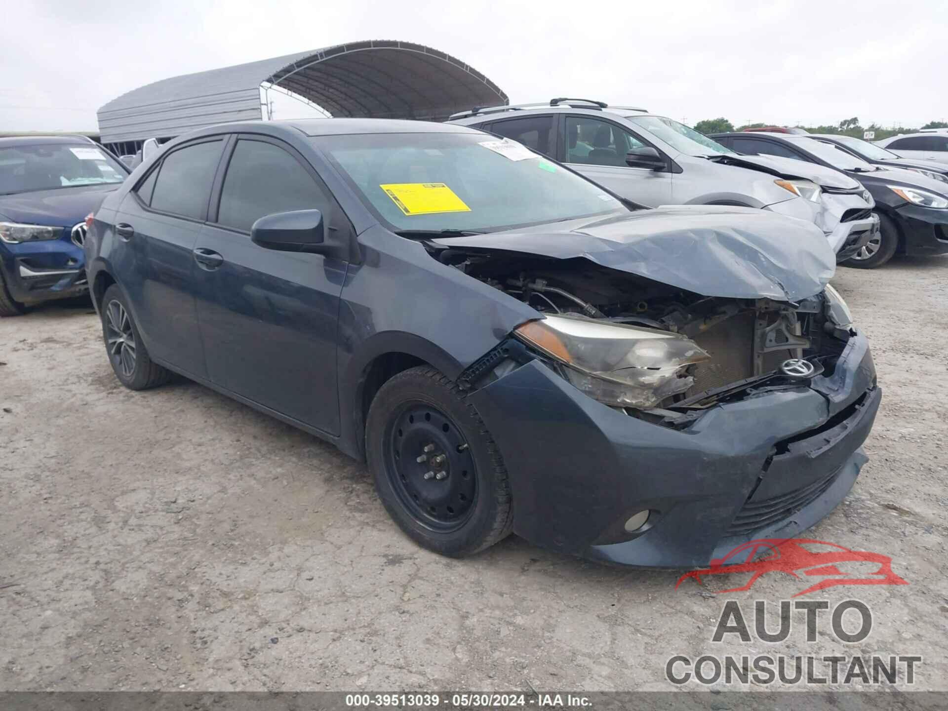 TOYOTA COROLLA 2016 - 5YFBURHE0GP531233