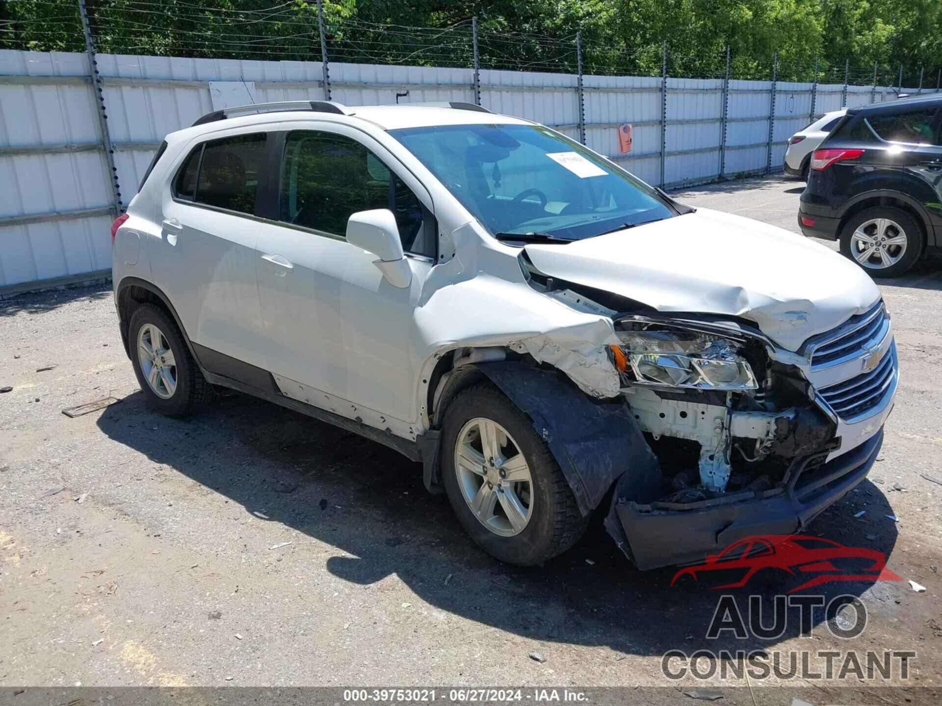 CHEVROLET TRAX 2016 - 3GNCJLSB2GL130425