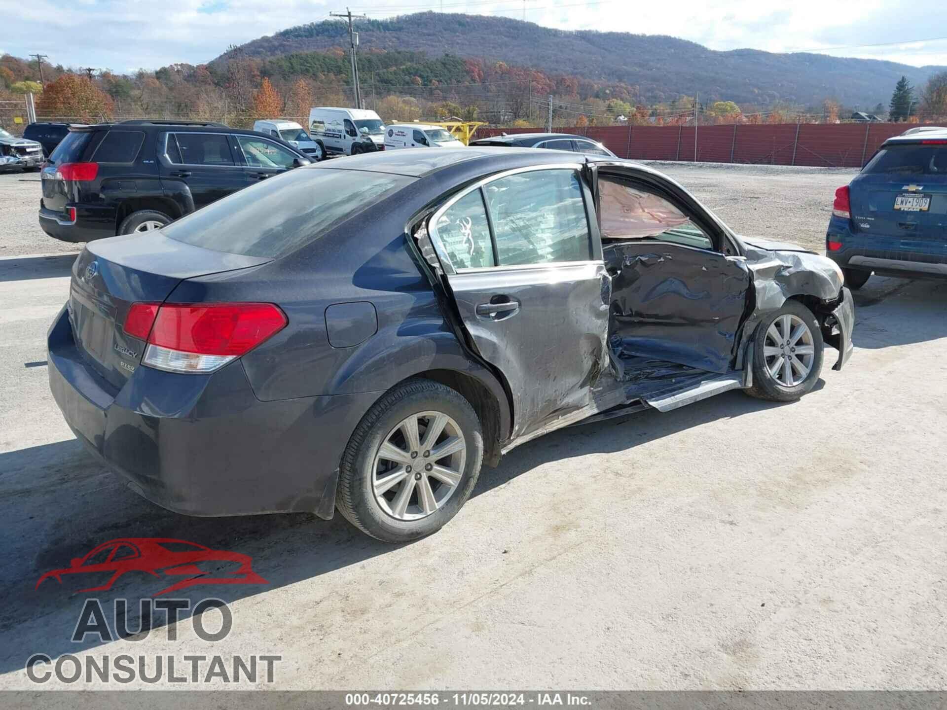 SUBARU LEGACY 2012 - 4S3BMBB64C3040644