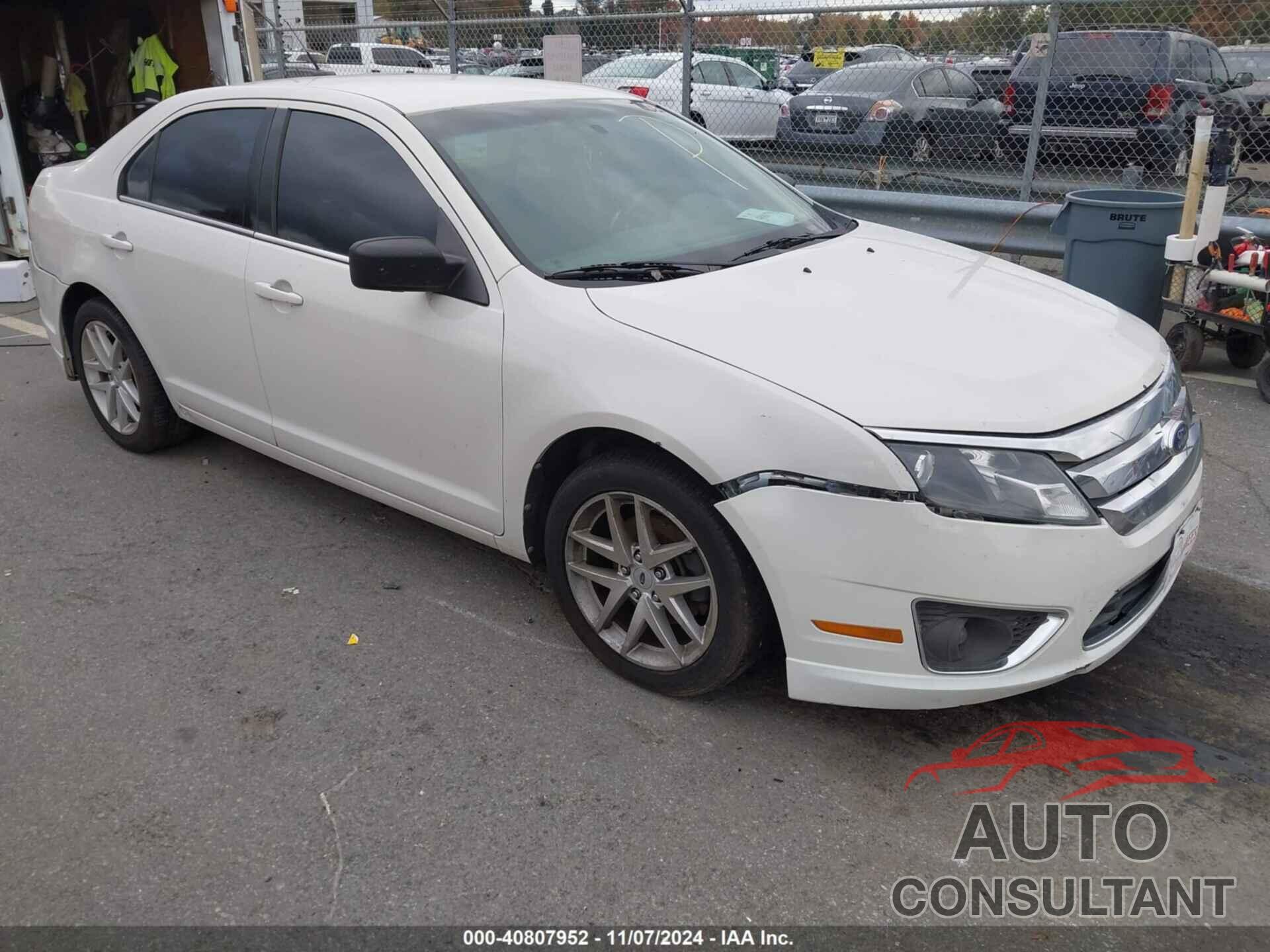 FORD FUSION 2012 - 3FAHP0CGXCR157777