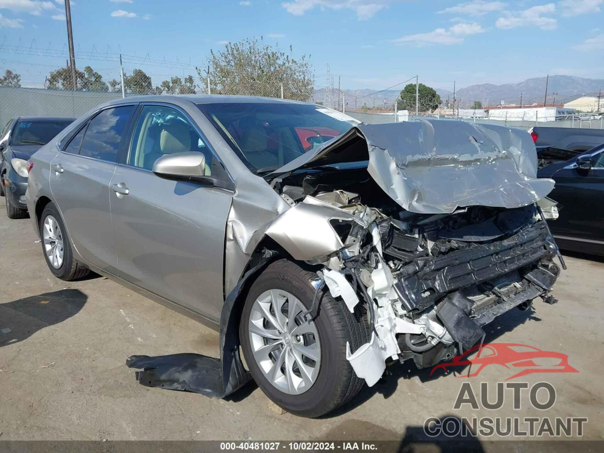 TOYOTA CAMRY 2017 - 4T1BF1FK6HU717766