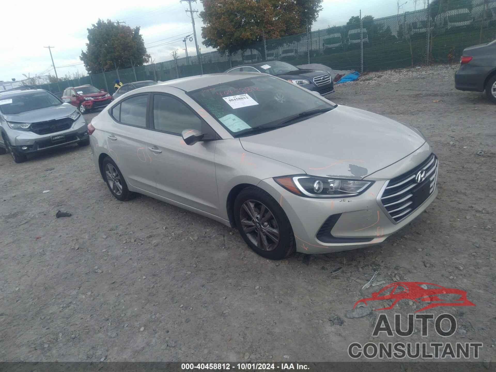 HYUNDAI ELANTRA 2017 - 5NPD84LFXHH154053