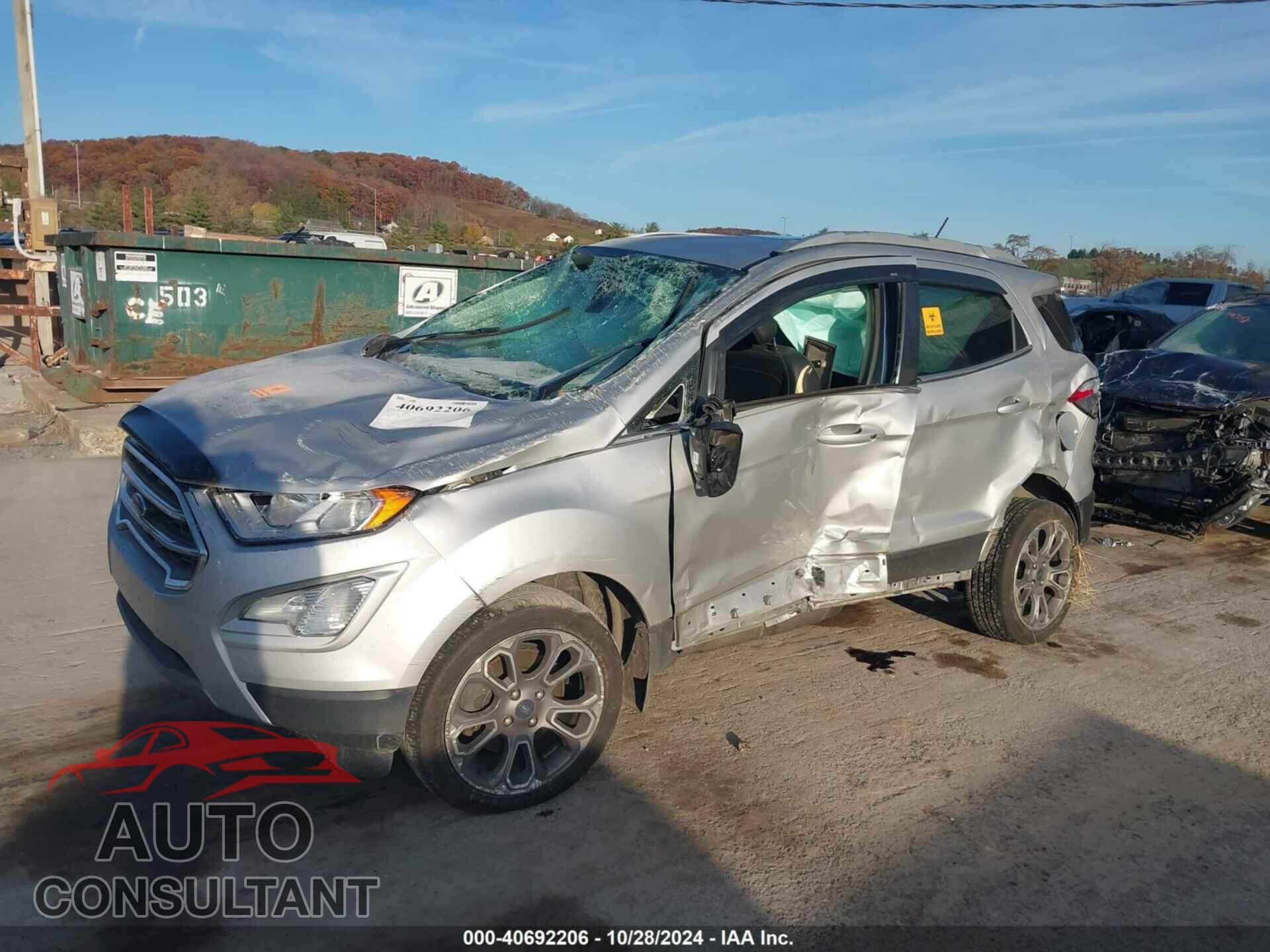 FORD ECOSPORT 2019 - MAJ6S3KL2KC254538