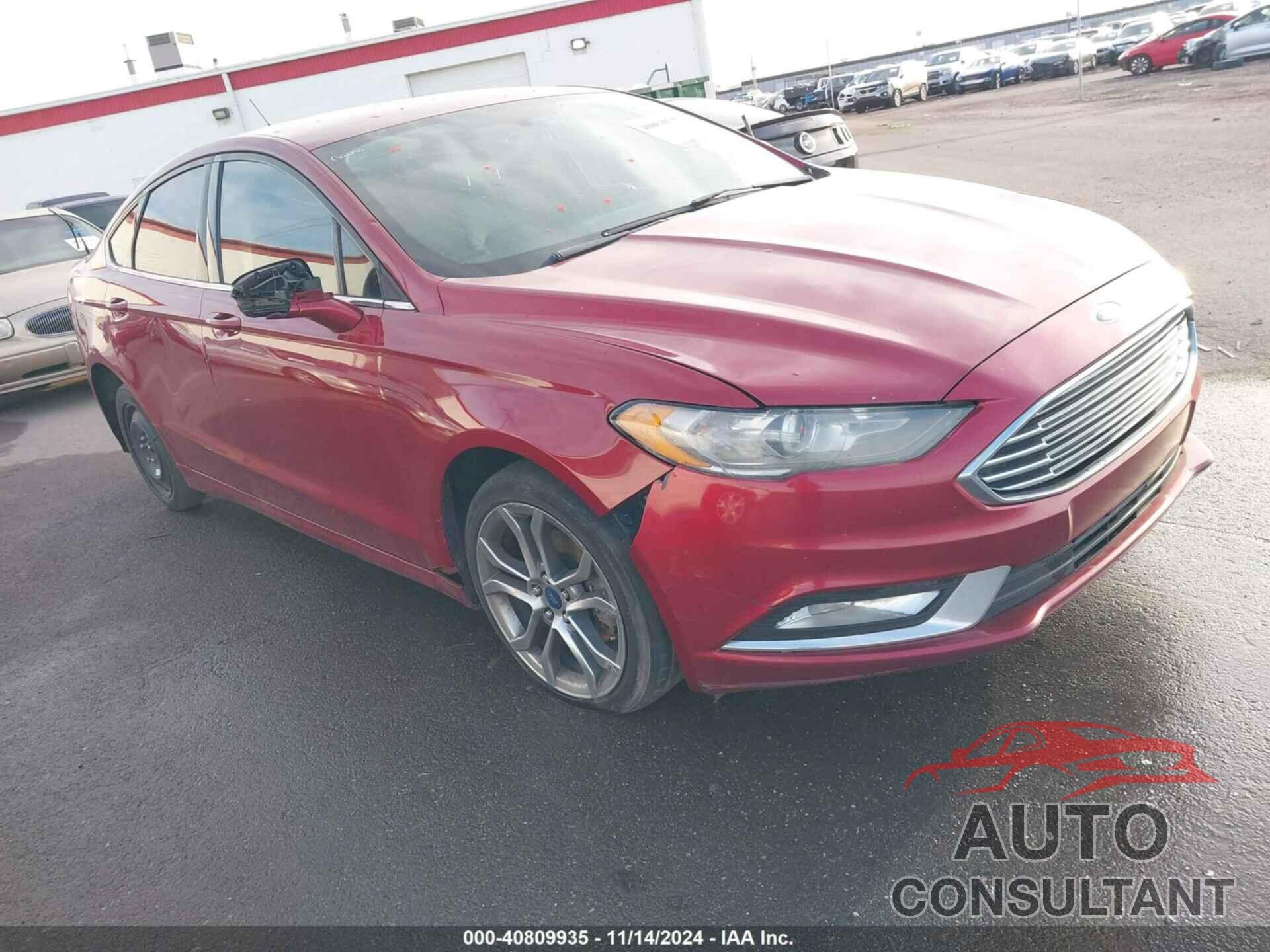 FORD FUSION 2017 - 3FA6P0T9XHR293245