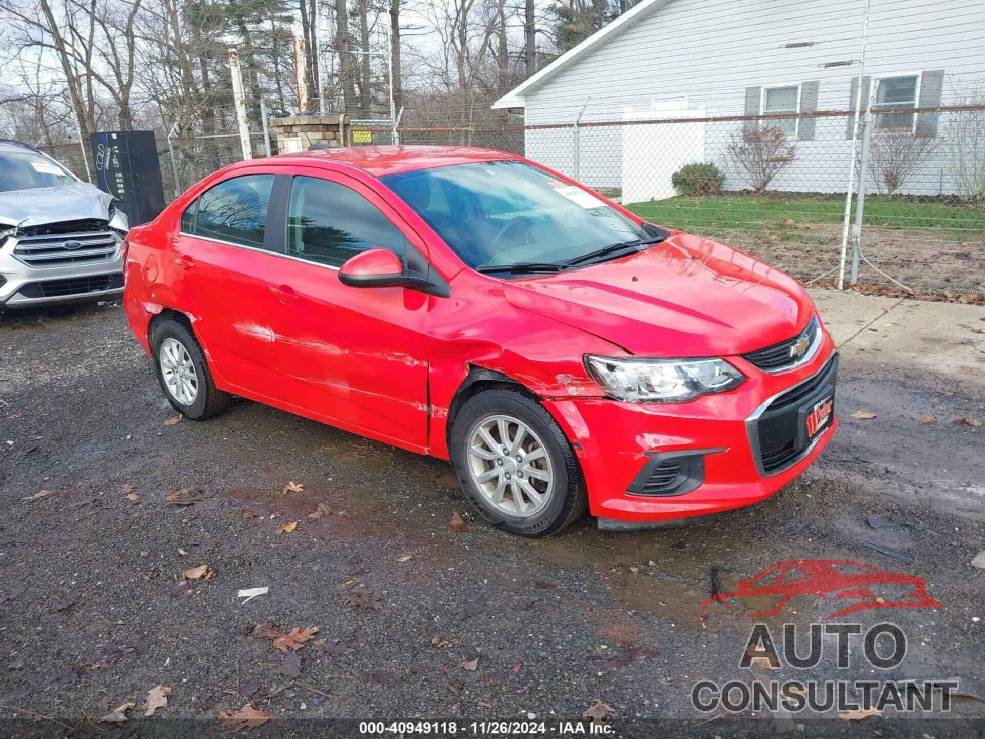 CHEVROLET SONIC 2017 - 1G1JD5SH3H4147662