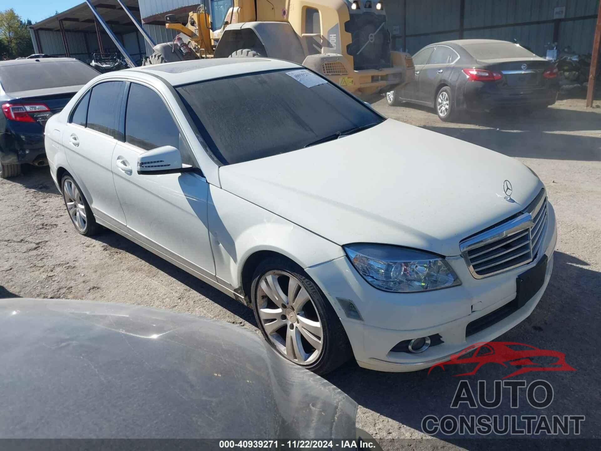 MERCEDES-BENZ C 300 2011 - WDDGF8BB1BF536634