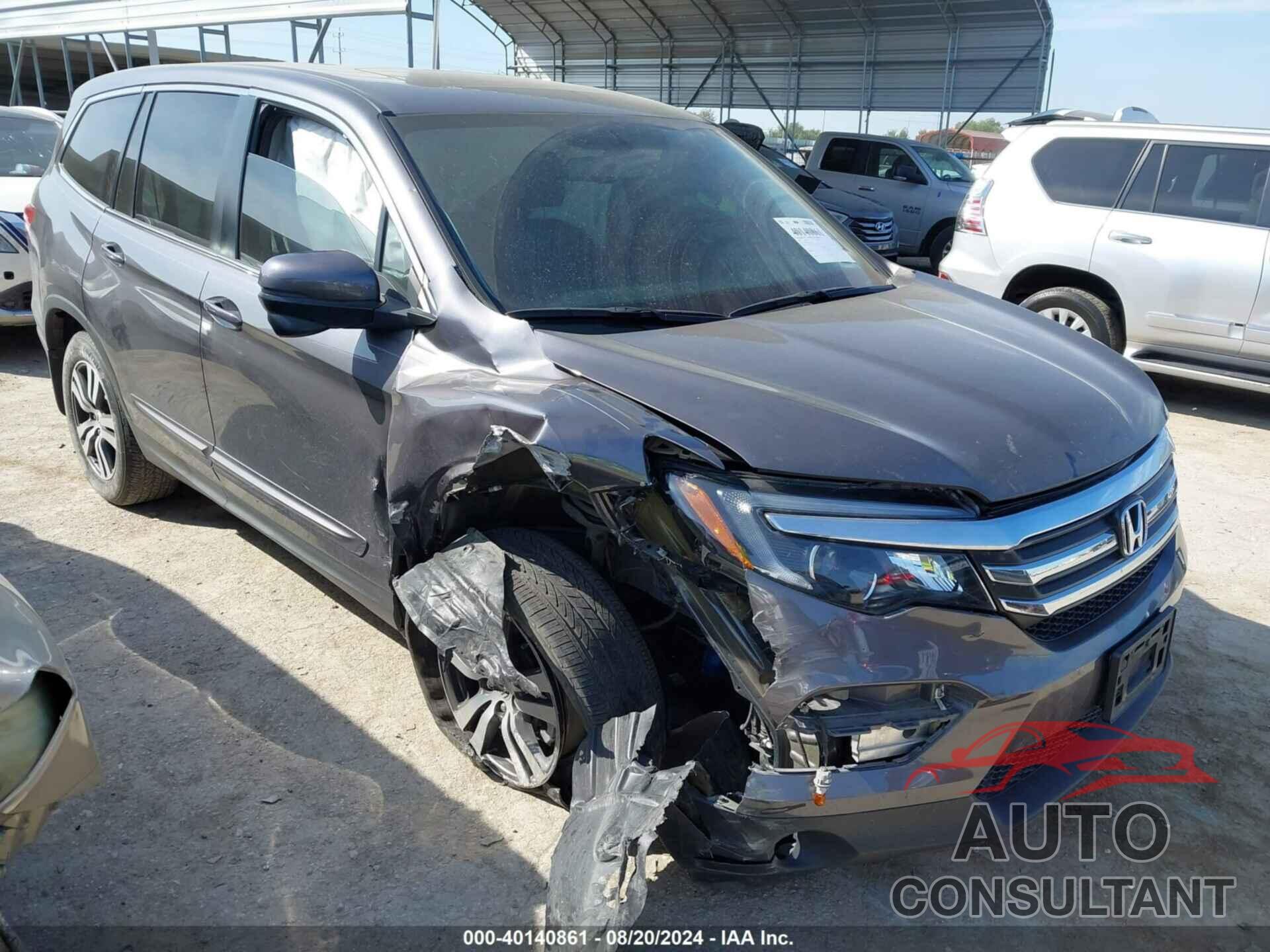 HONDA PILOT 2017 - 5FNYF5H56HB014478