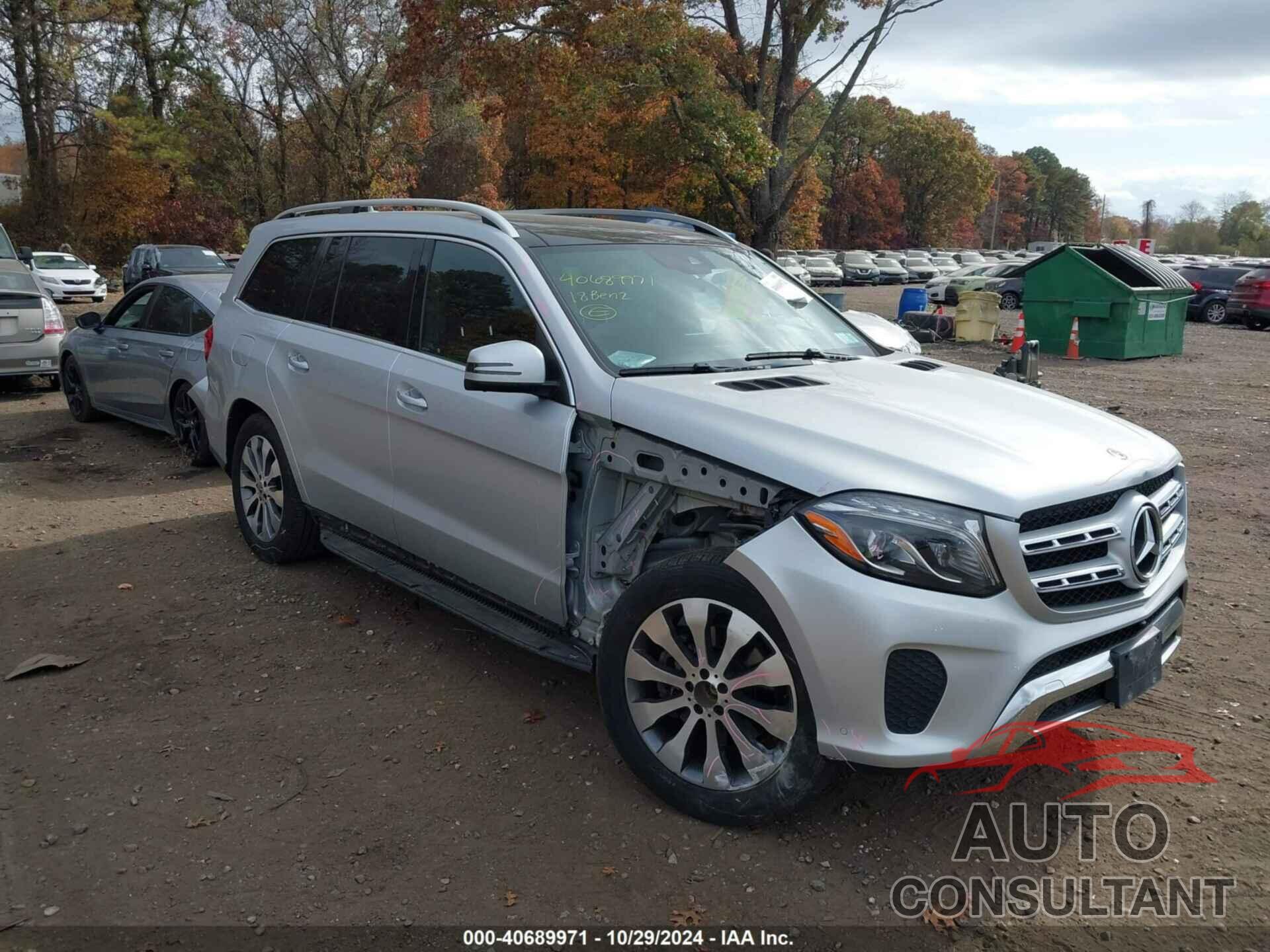 MERCEDES-BENZ GLS 450 2018 - 4JGDF6EE9JB126835