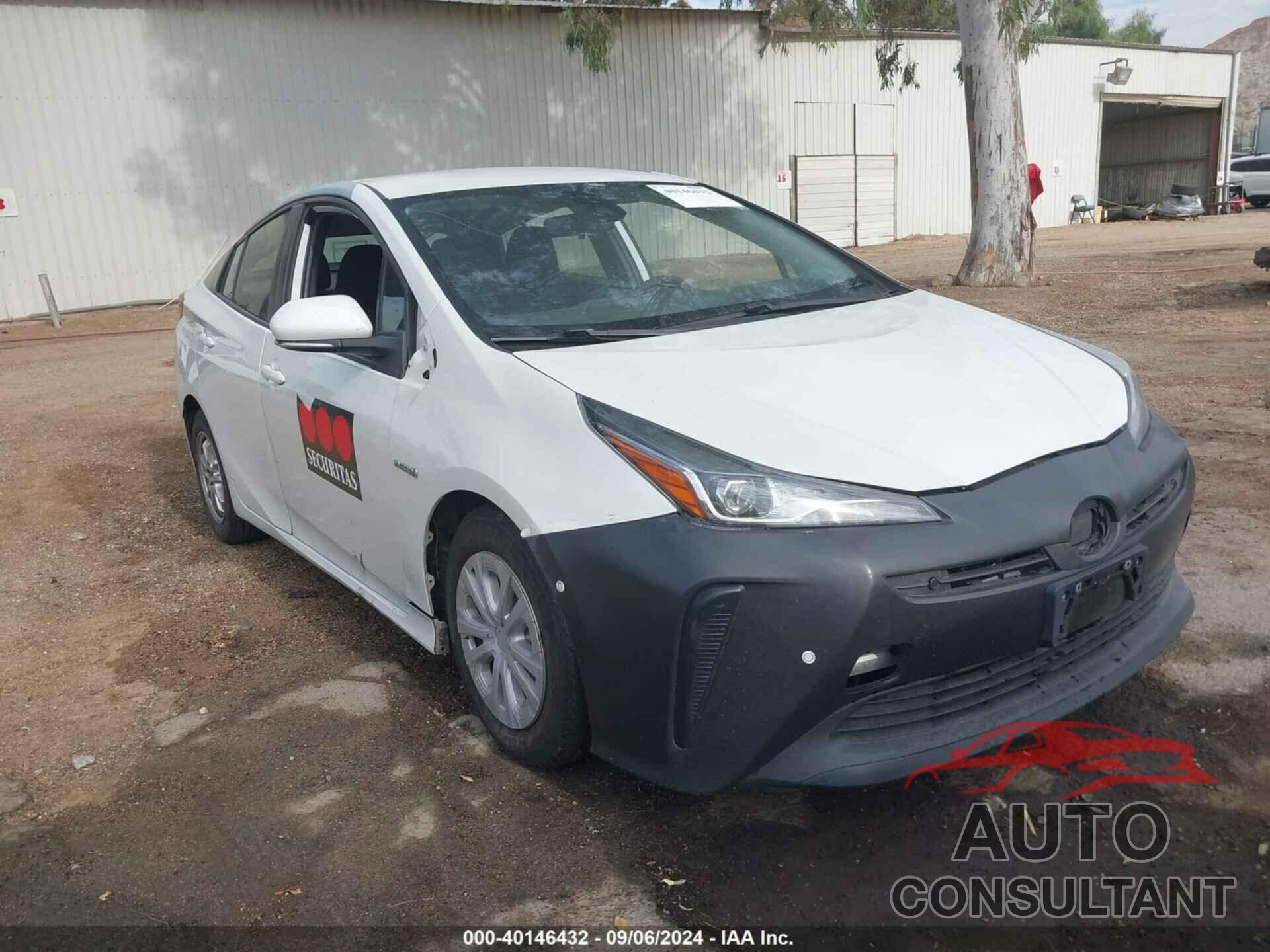 TOYOTA PRIUS 2021 - JTDKAMFUXM3137958