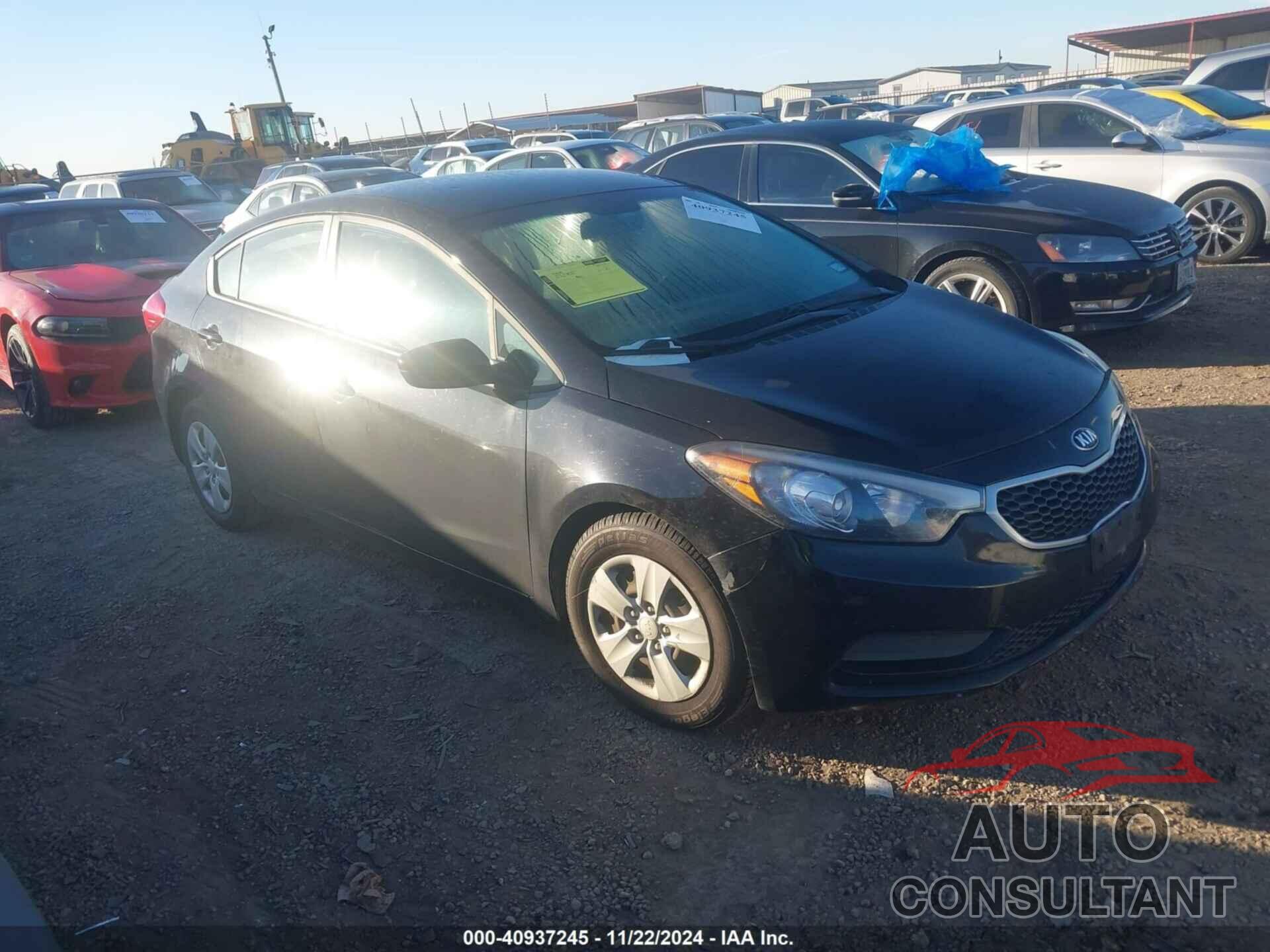 KIA FORTE 2016 - KNAFK4A67G5538655