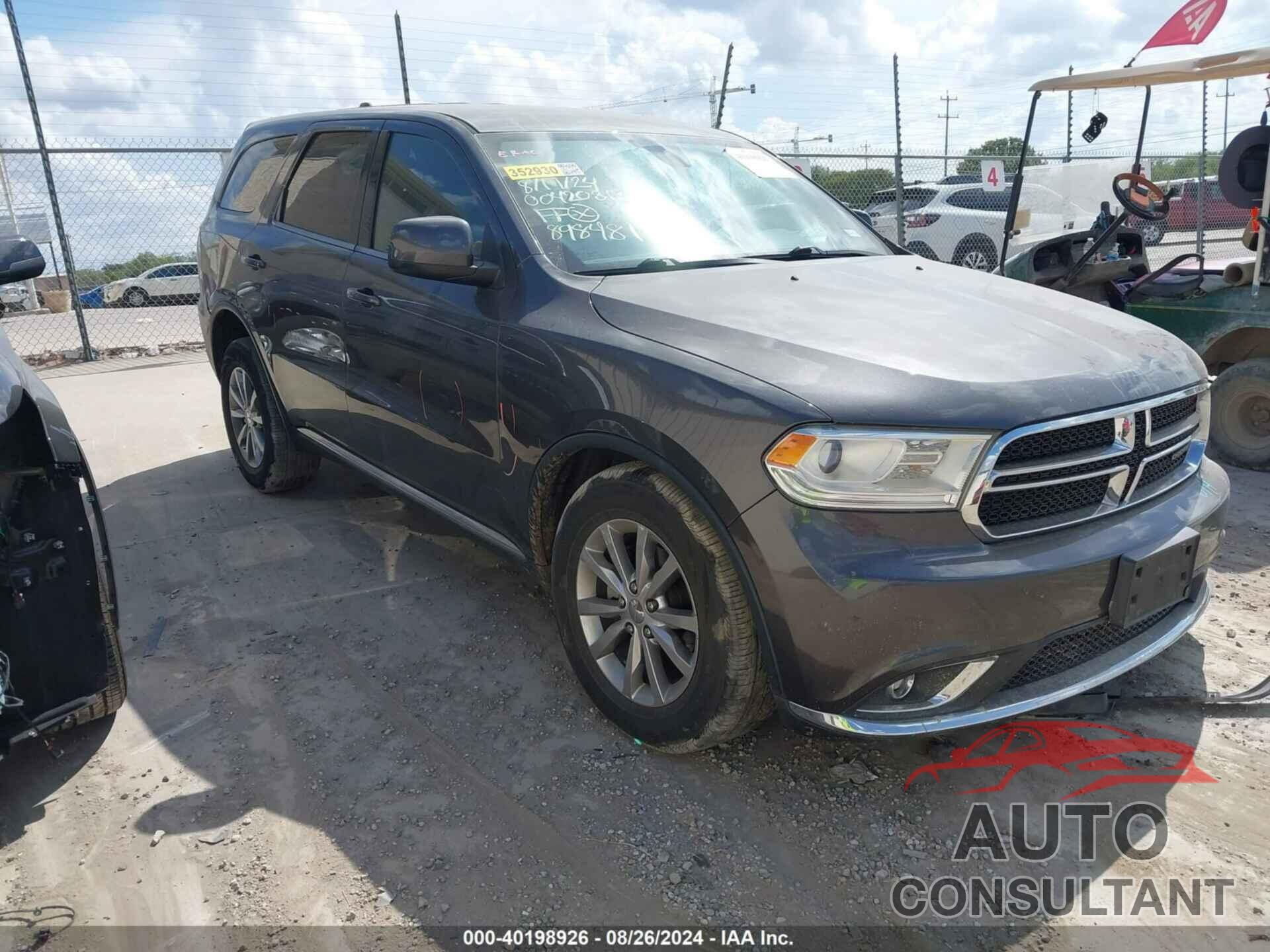 DODGE DURANGO 2017 - 1C4RDJAG4HC898481