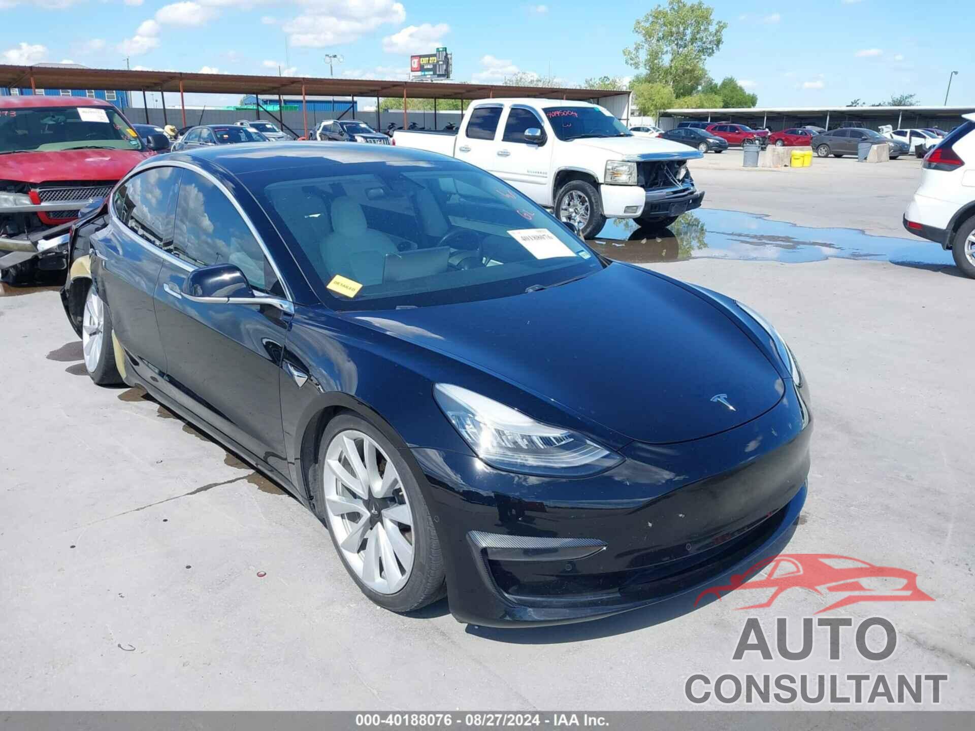 TESLA MODEL 3 2019 - 5YJ3E1EB8KF391451