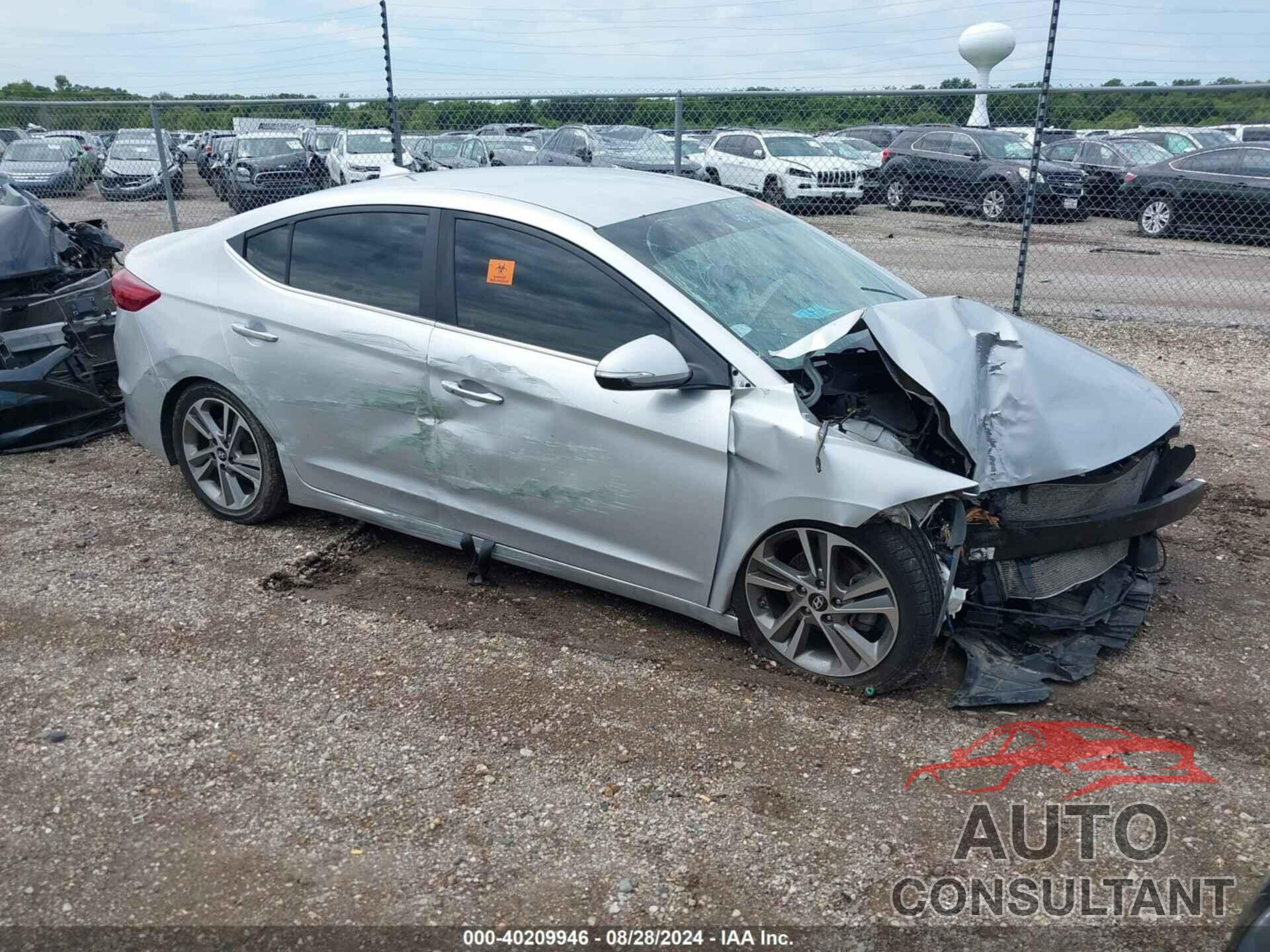 HYUNDAI ELANTRA 2018 - 5NPD84LF8JH283124