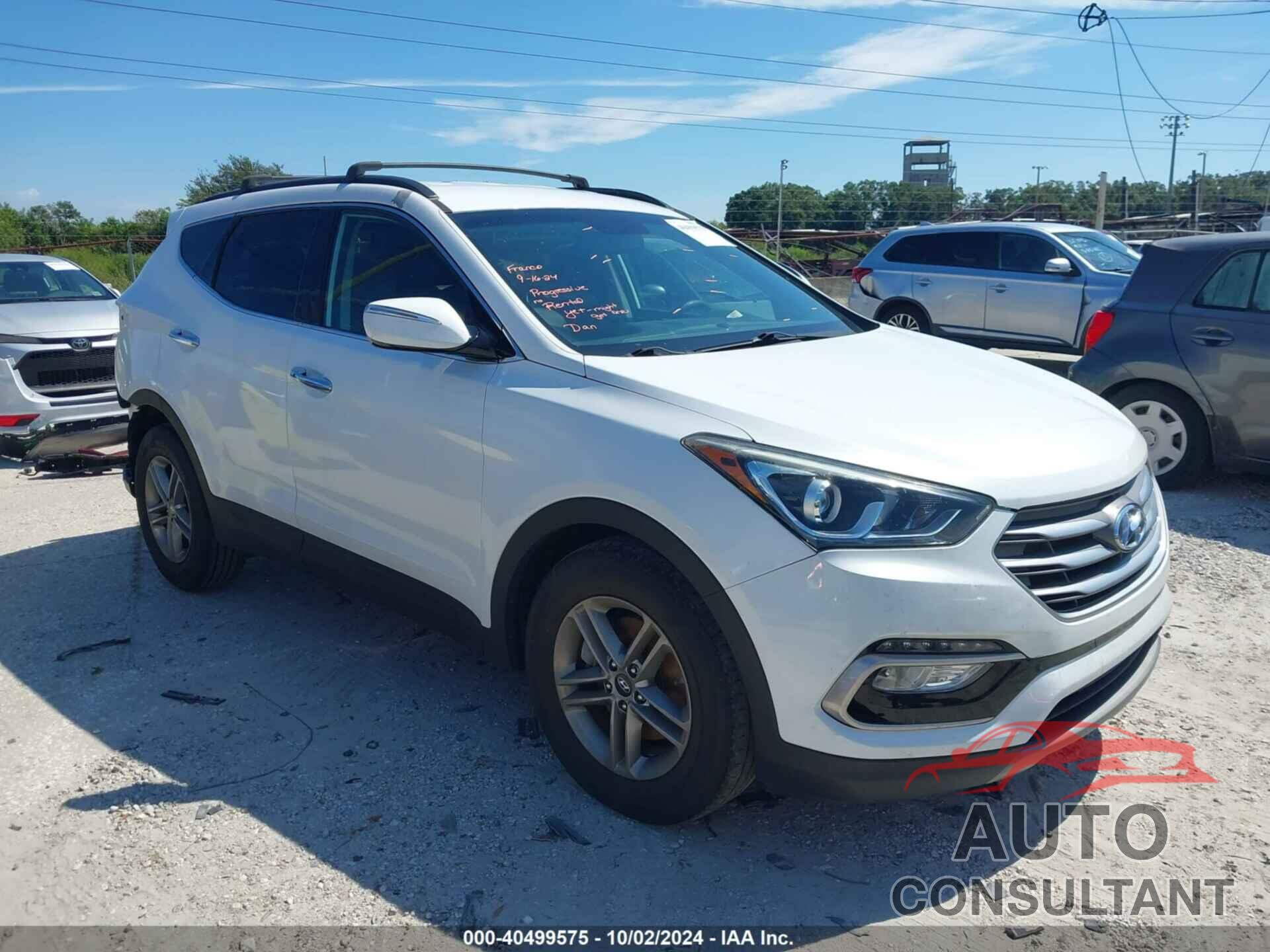 HYUNDAI SANTA FE SPORT 2017 - 5NMZU3LB9HH015828