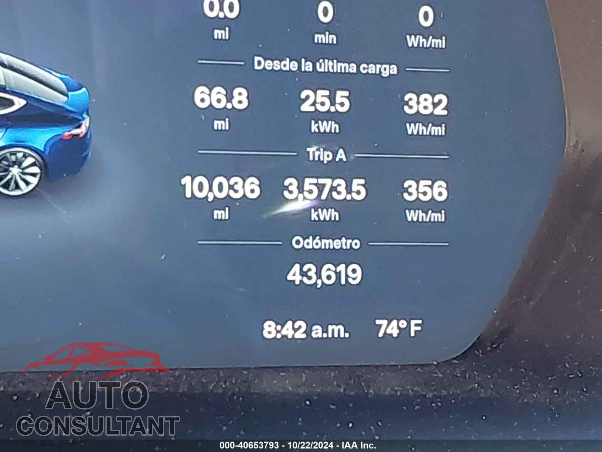 TESLA MODEL S 2017 - 5YJSA1E45HF205639
