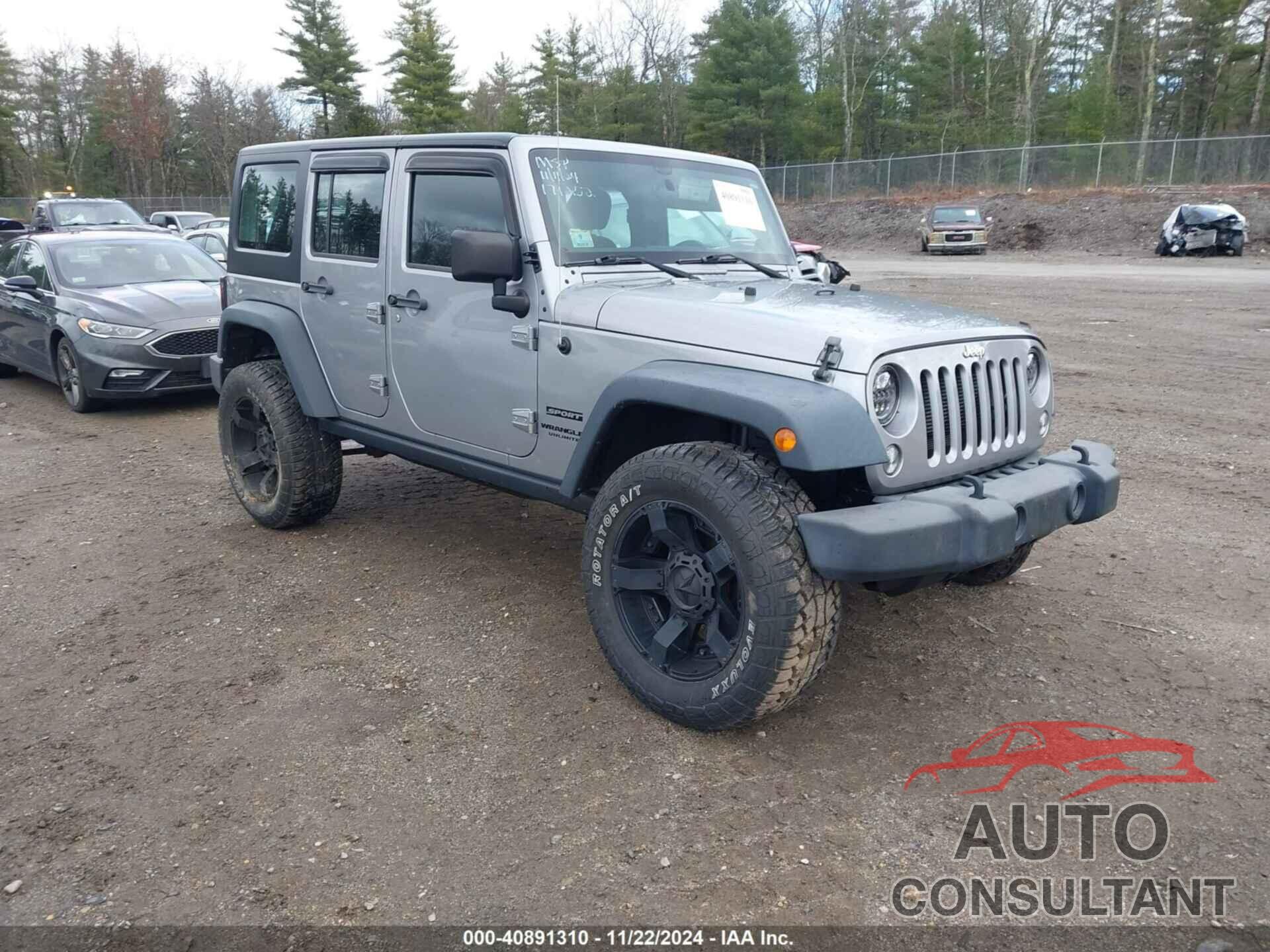 JEEP WRANGLER UNLIMITED 2014 - 1C4BJWDG5EL171252
