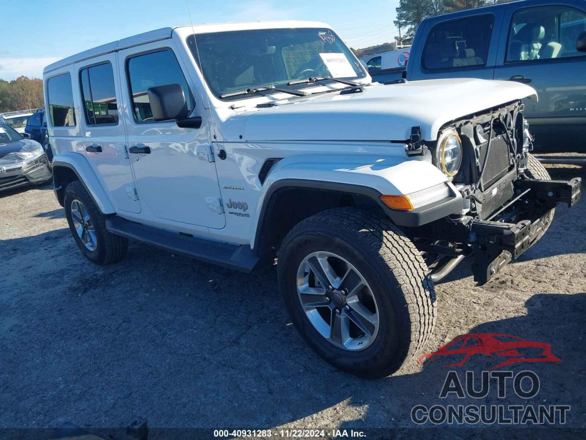 JEEP WRANGLER UNLIMITED 2018 - 1C4HJXEN2JW199287