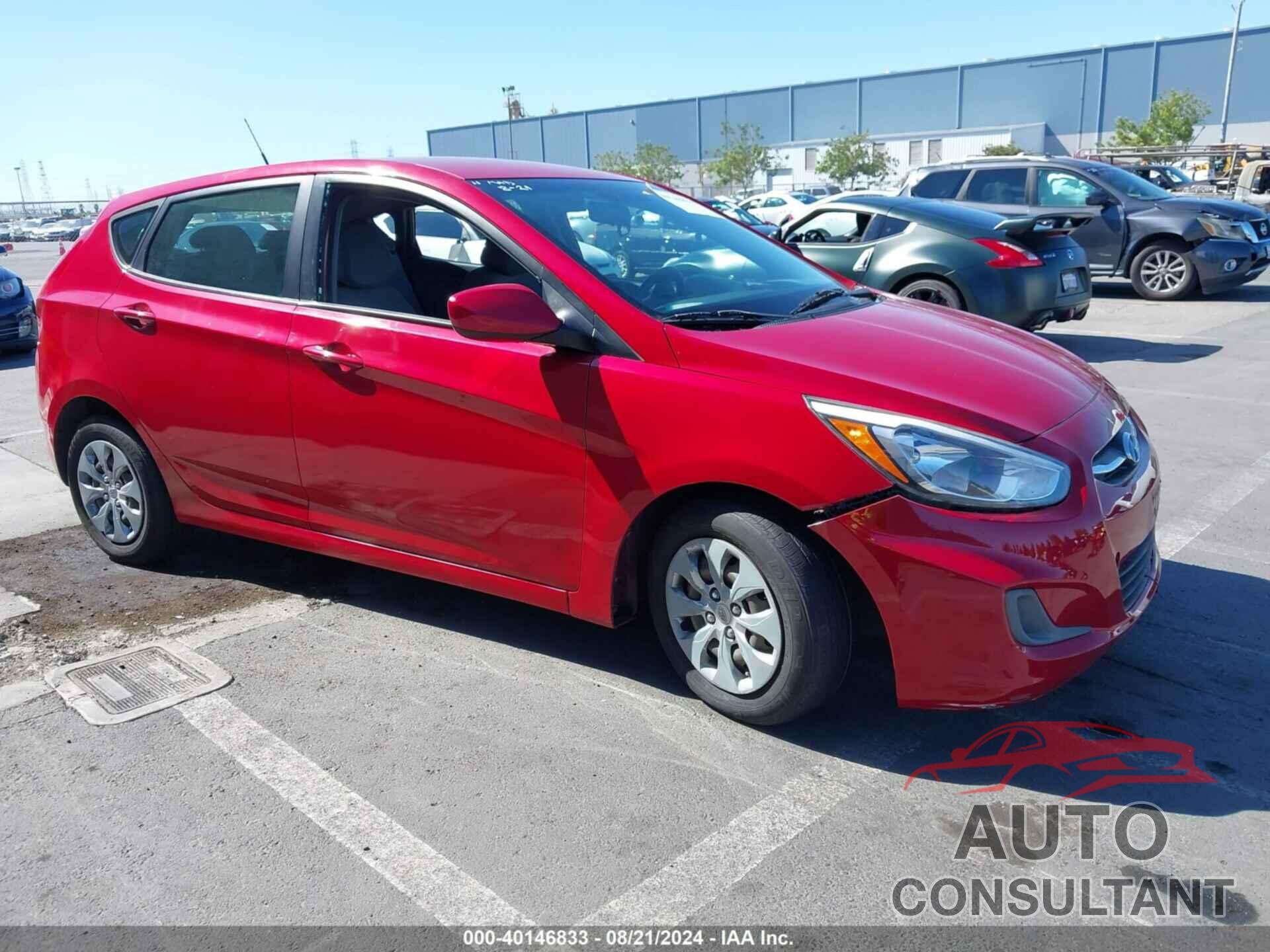 HYUNDAI ACCENT 2016 - KMHCT5AE8GU243470