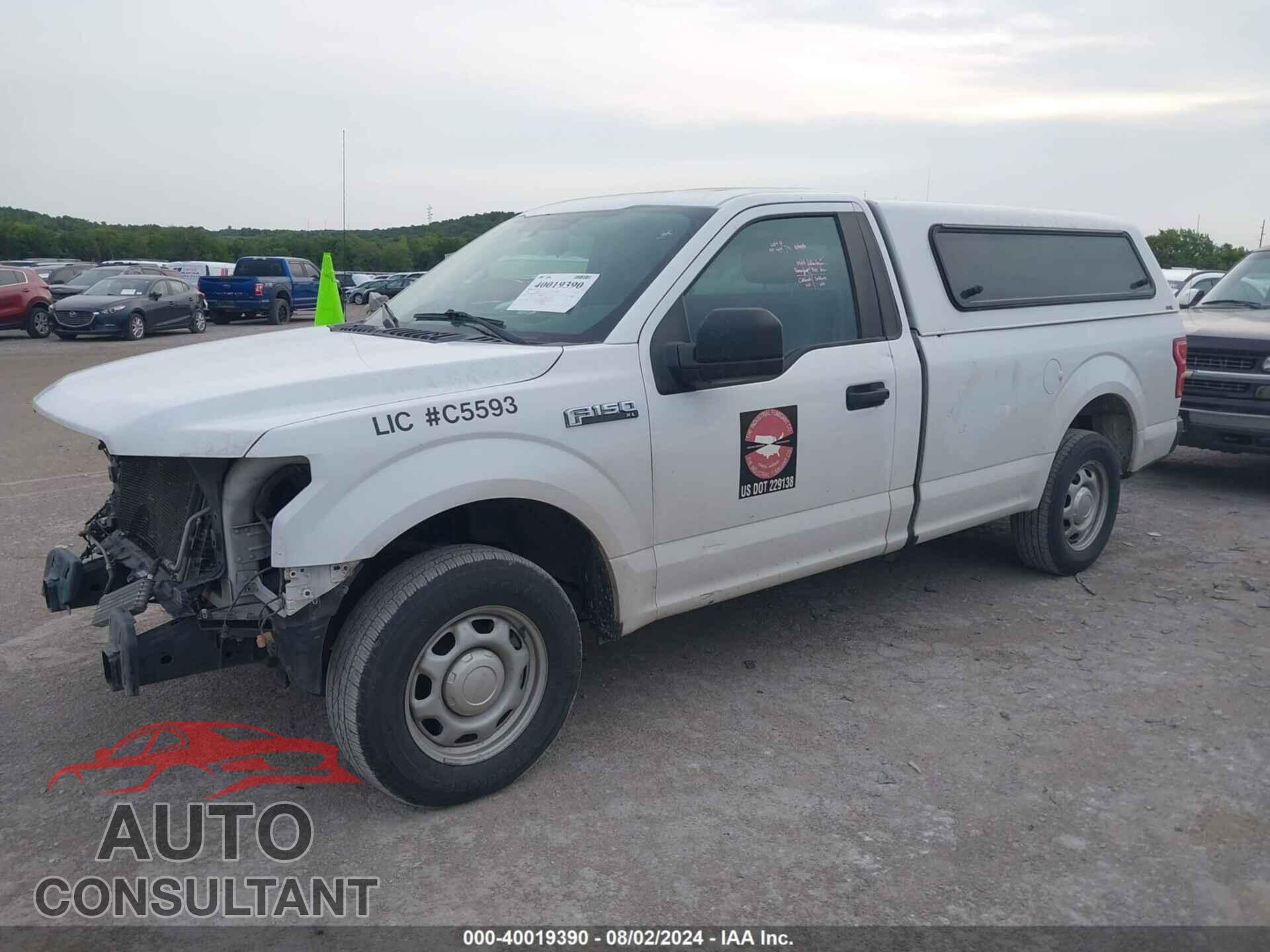FORD F-150 2018 - 1FTMF1CB9JKC66044