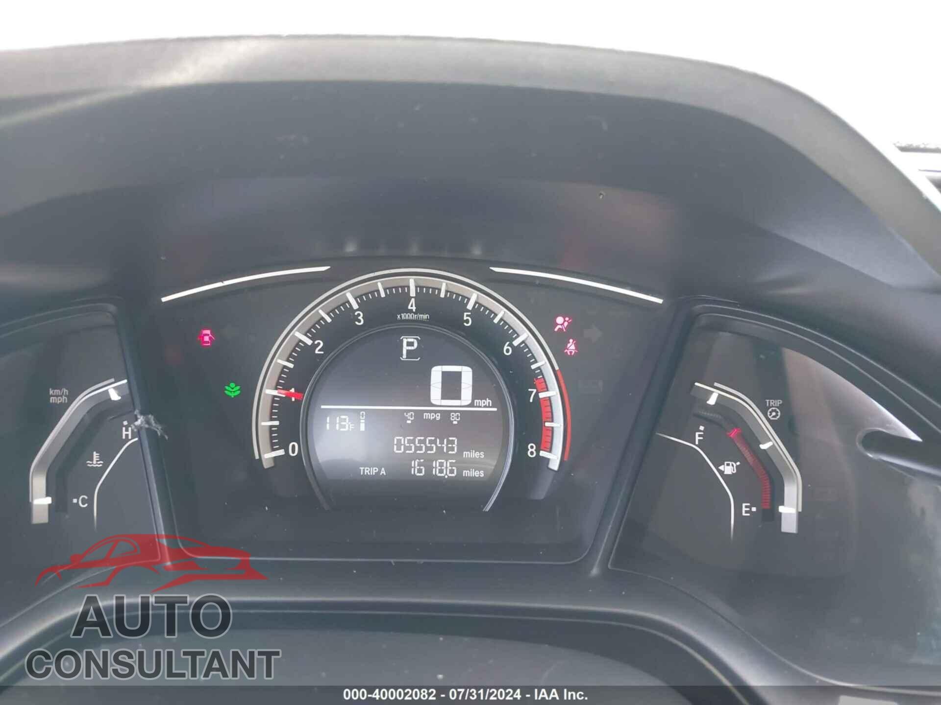 HONDA CIVIC 2018 - 2HGFC2F50JH602928