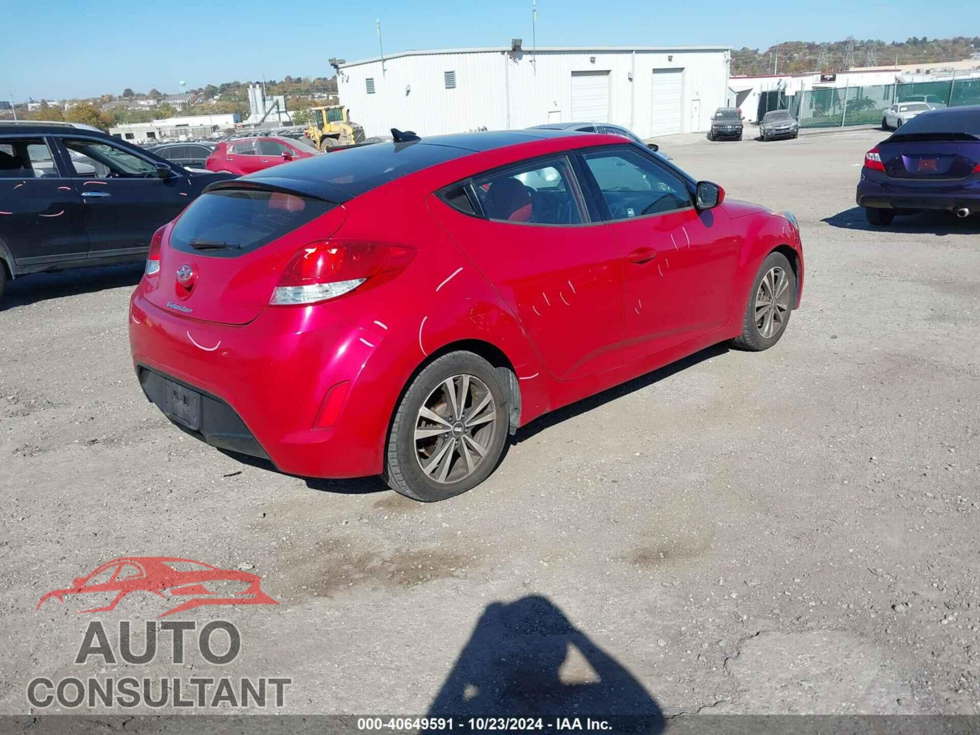 HYUNDAI VELOSTER 2012 - KMHTC6AD5CU067825