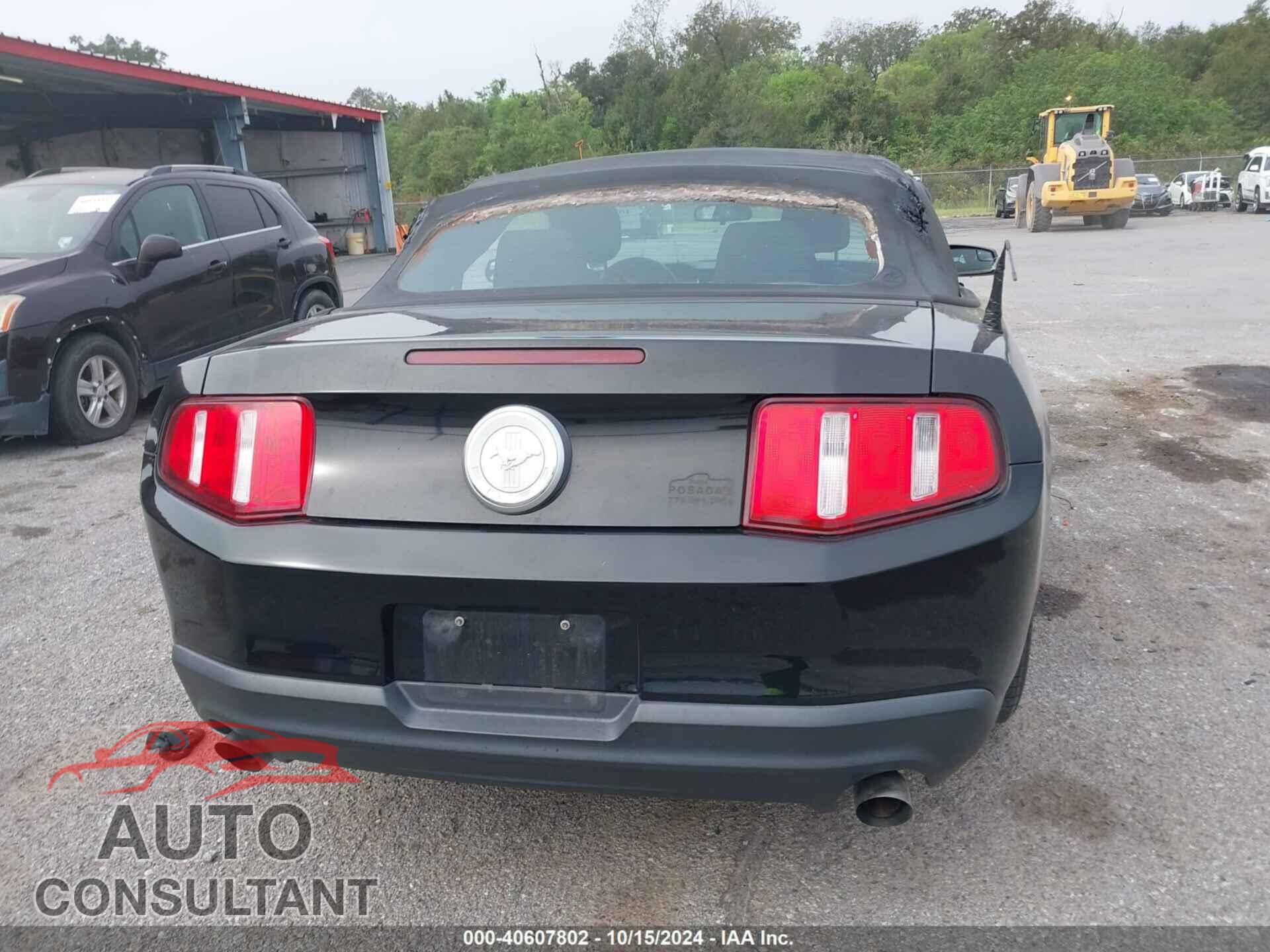 FORD MUSTANG 2012 - 1ZVBP8EM8C5235278
