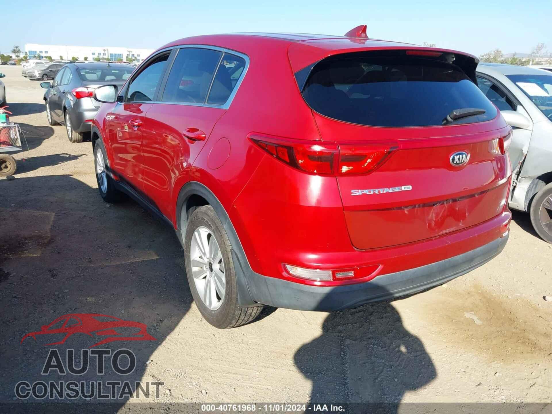 KIA SPORTAGE 2017 - KNDPM3AC3H7241504
