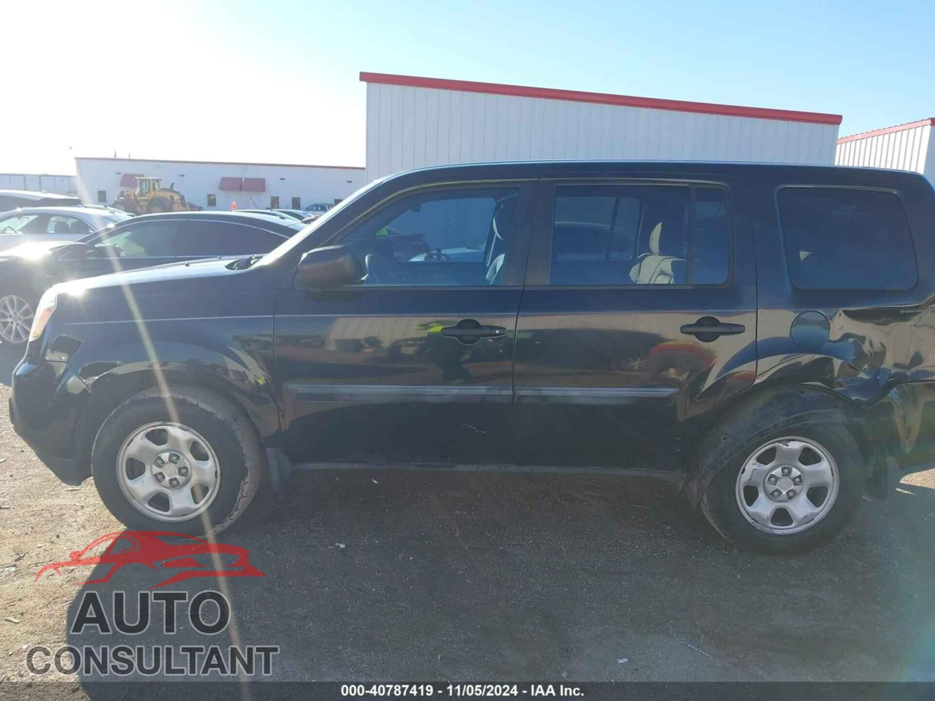 HONDA PILOT 2013 - 5FNYF3H22DB003370