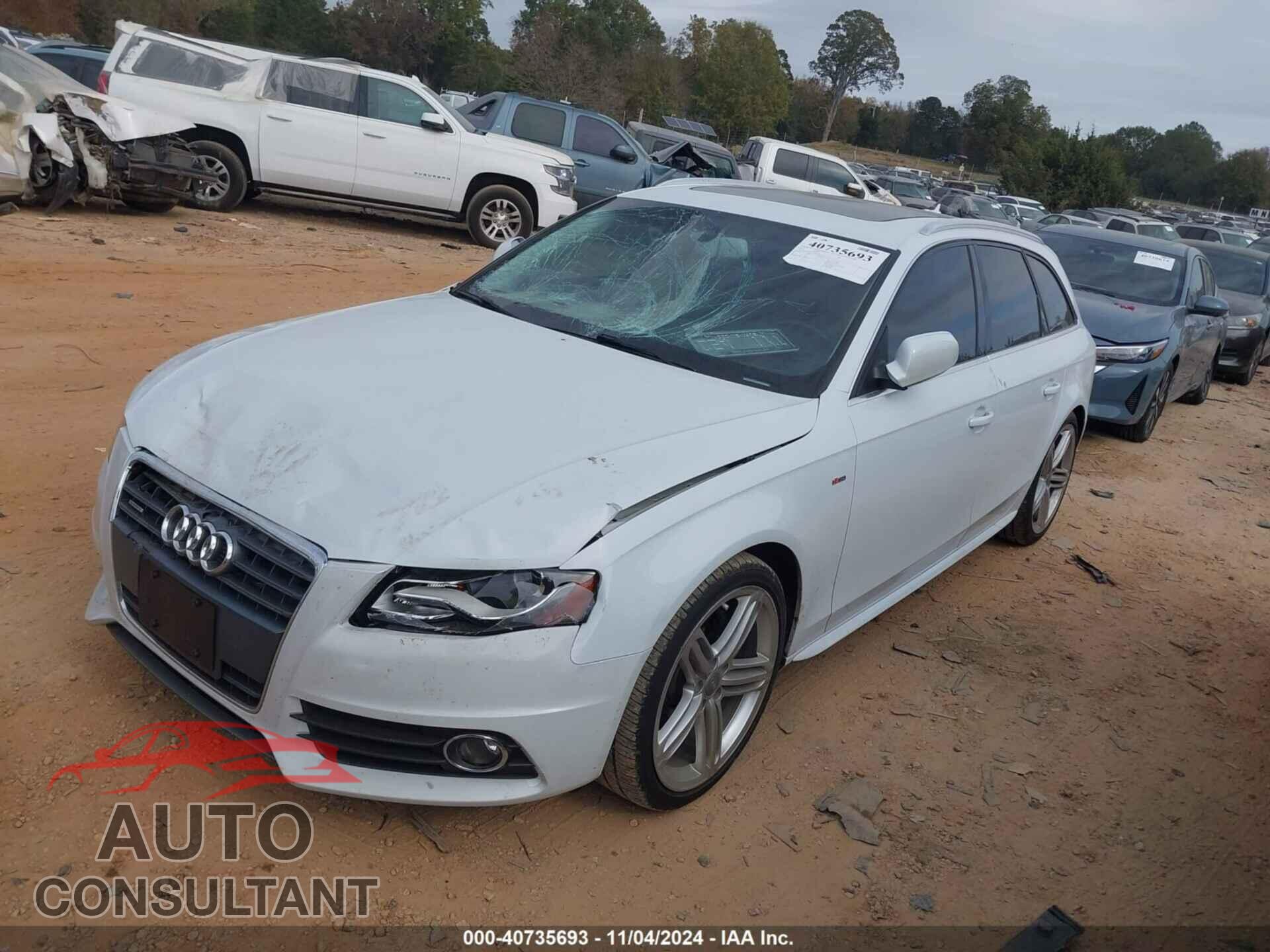 AUDI A4 2012 - WAUWFAFL1CA112270